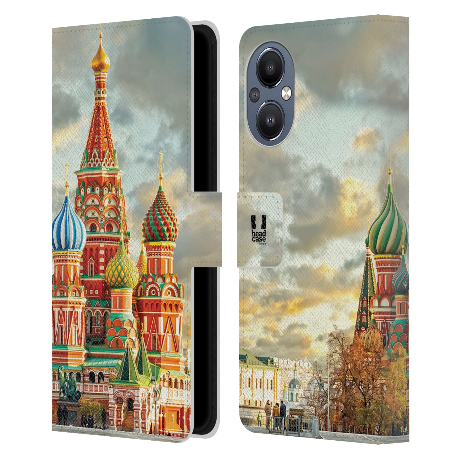 HEAD CASE Pouzdro pro mobil OnePlus Nord N20 5G - Rusko, Moskva - Rudé náměstí Chrám