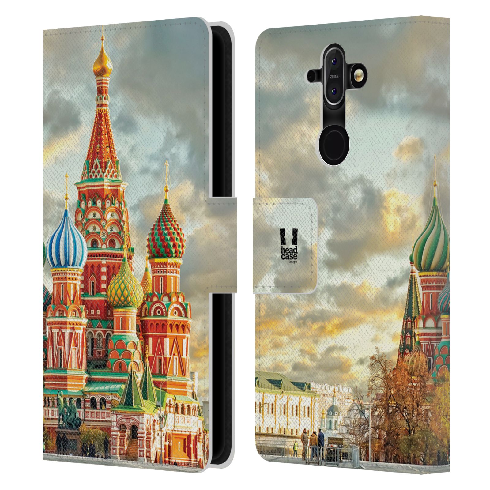 Pouzdro pro mobil Nokia 8 Sirocco - Rusko, Moskva - Rudé náměstí Chrám