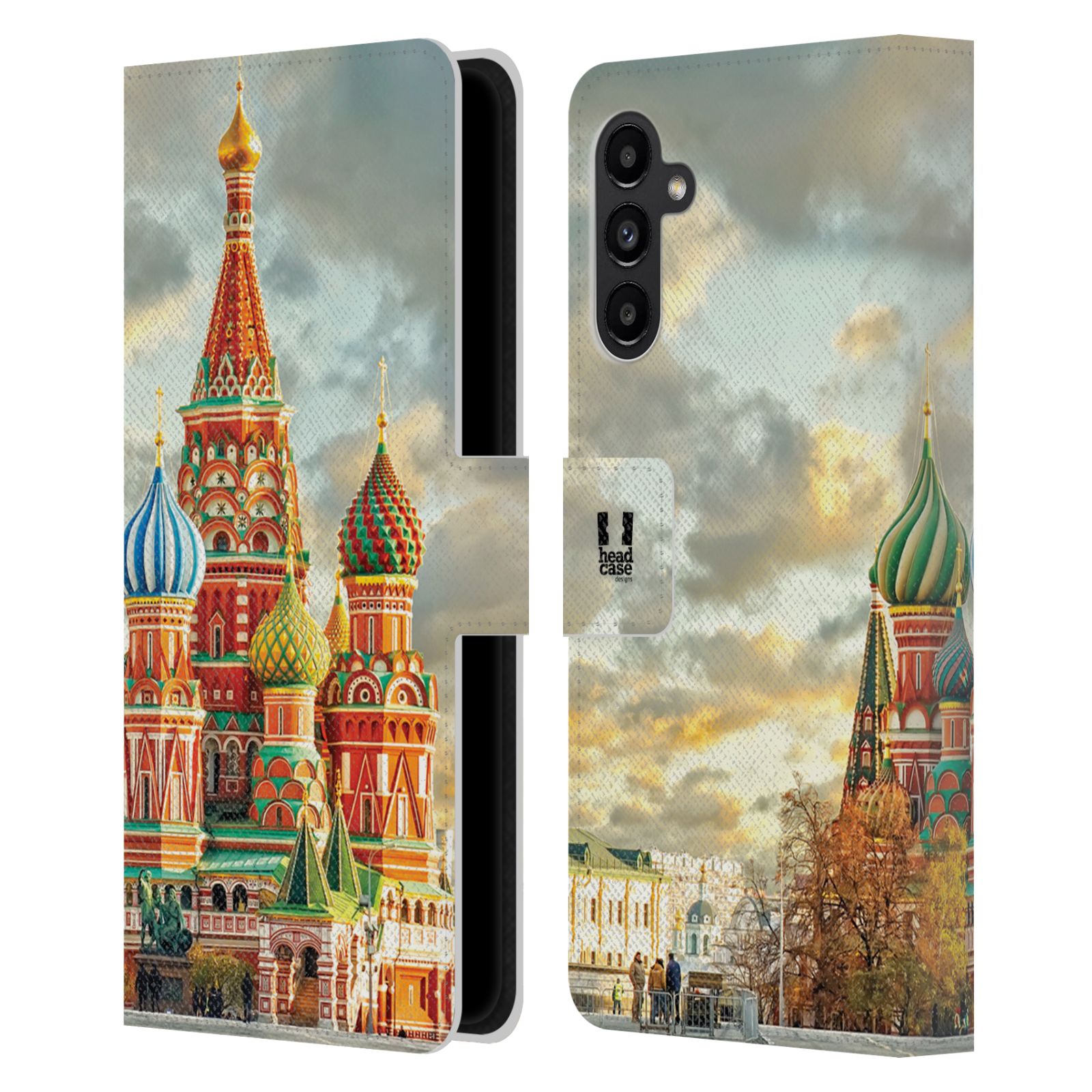 HEAD CASE Pouzdro pro mobil Samsung Galaxy A13 5G - Rusko, Moskva - Rudé náměstí Chrám