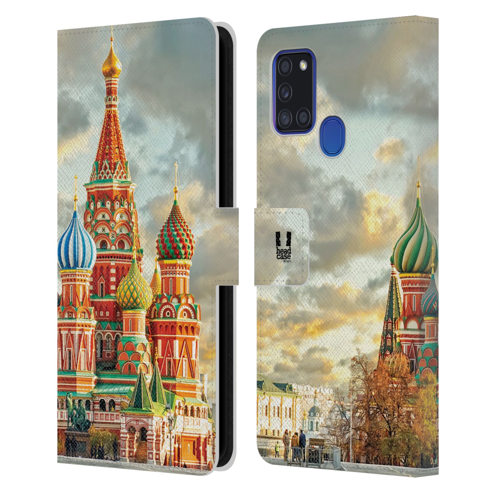 Pouzdro pro mobil Samsung Galaxy A21S - Rusko, Moskva - Rudé náměstí Chrám