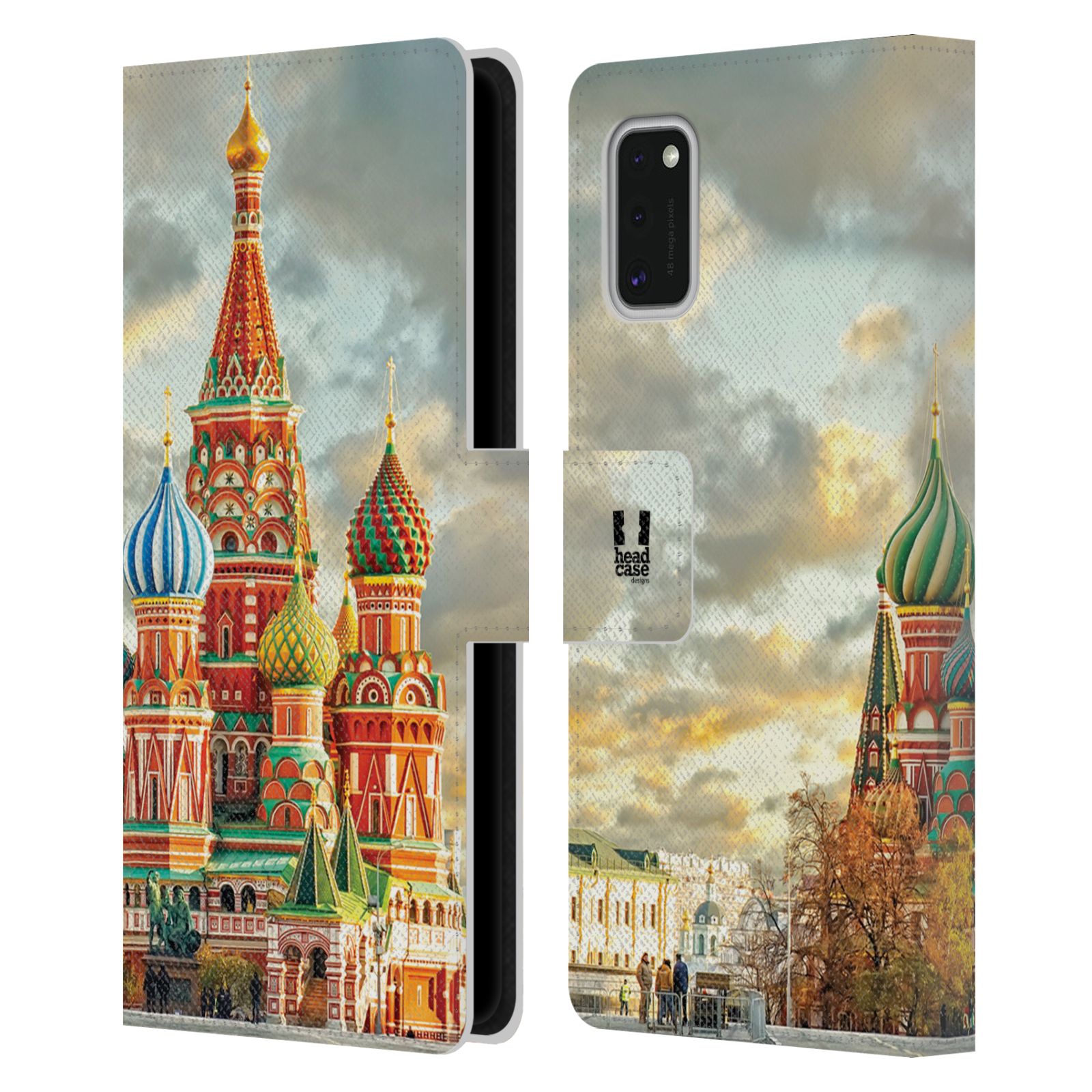 Pouzdro pro mobil Samsung Galaxy A41 - Rusko, Moskva - Rudé náměstí Chrám