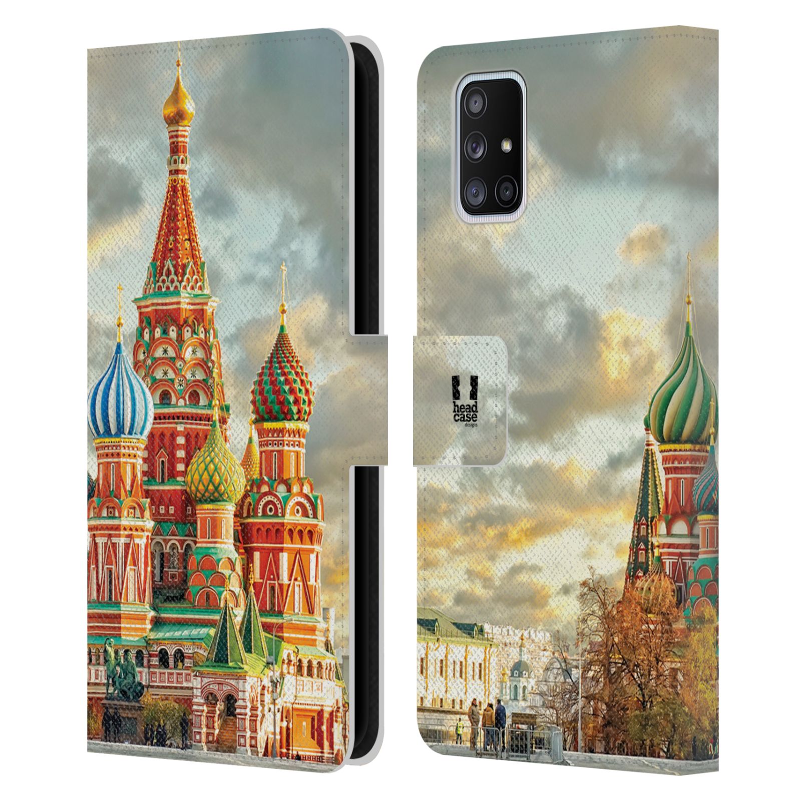 HEAD CASE Pouzdro pro mobil Samsung Galaxy A51 5G - Rusko, Moskva - Rudé náměstí Chrám