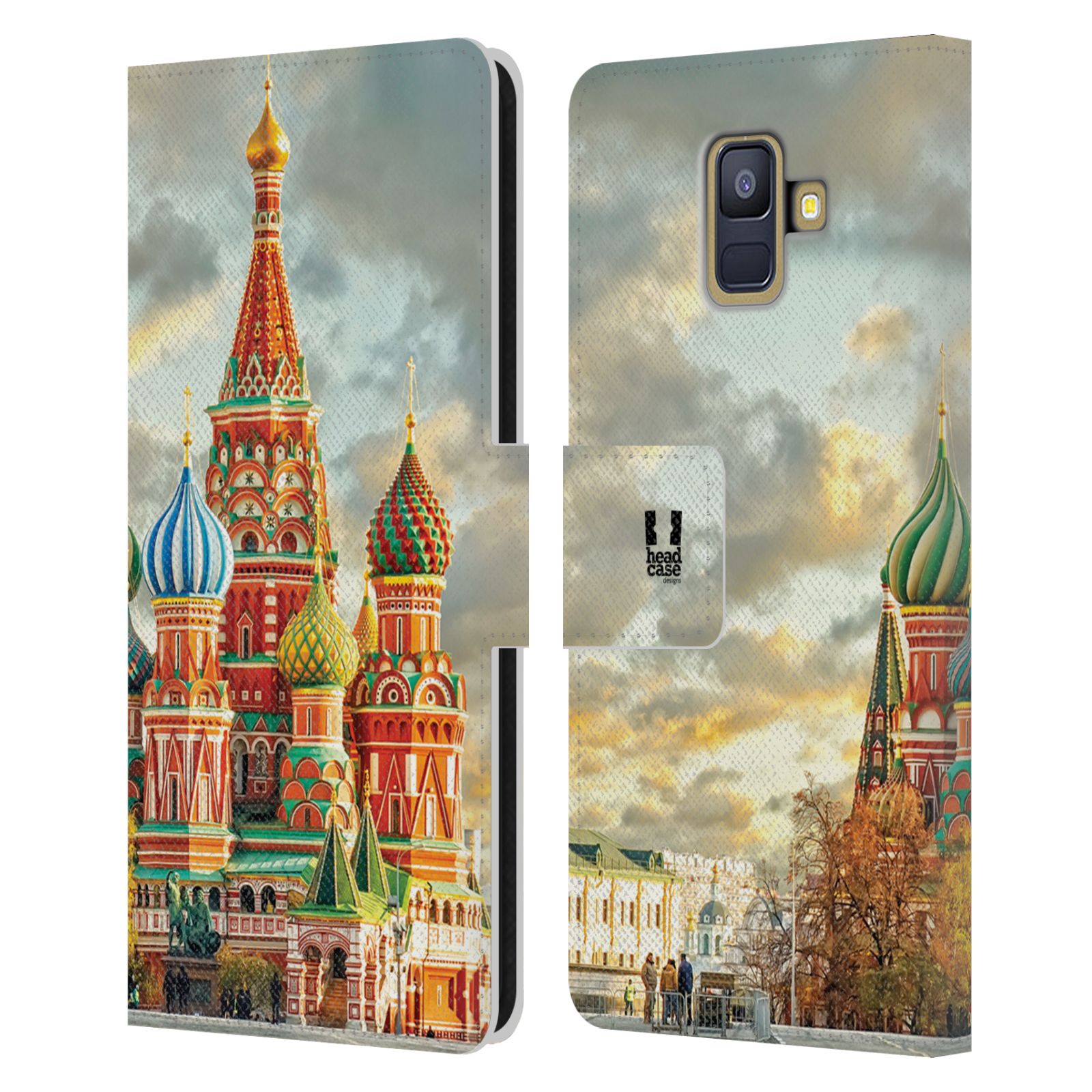 Pouzdro pro mobil Samsung Galaxy A6 2018 - Rusko, Moskva - Rudé náměstí Chrám