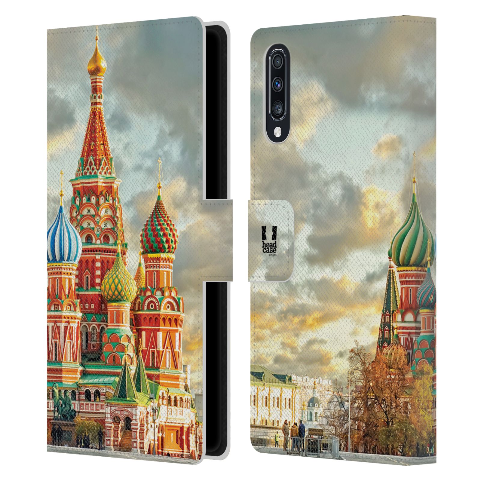 Pouzdro pro mobil Samsung Galaxy A70 - Rusko, Moskva - Rudé náměstí Chrám