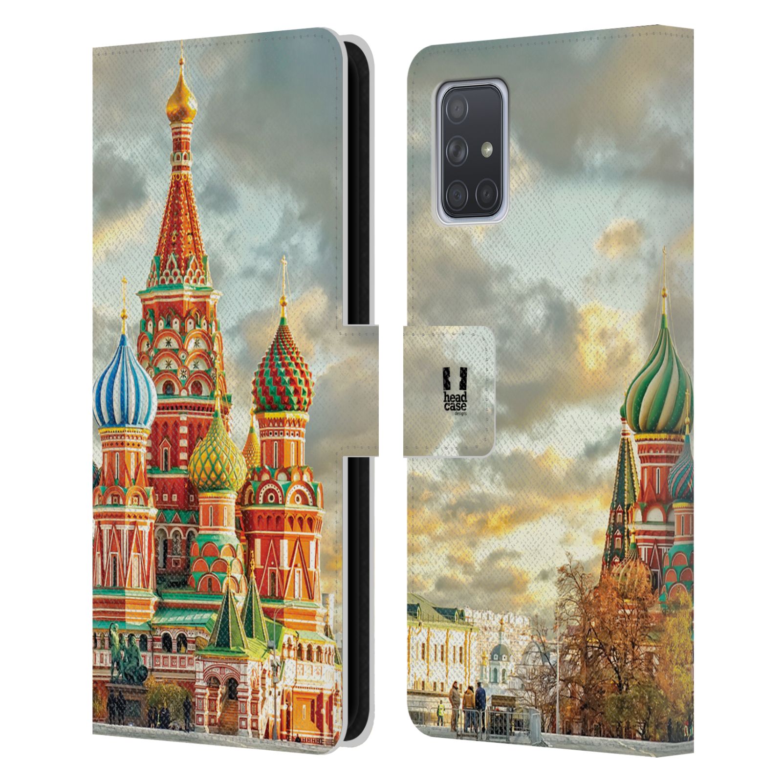 Pouzdro pro mobil Samsung Galaxy A71 - Rusko, Moskva - Rudé náměstí Chrám