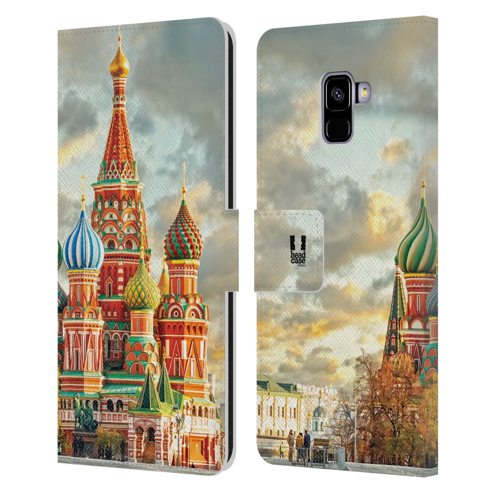 Pouzdro pro mobil Samsung Galaxy A8+ 2018 - Rusko, Moskva - Rudé náměstí Chrám
