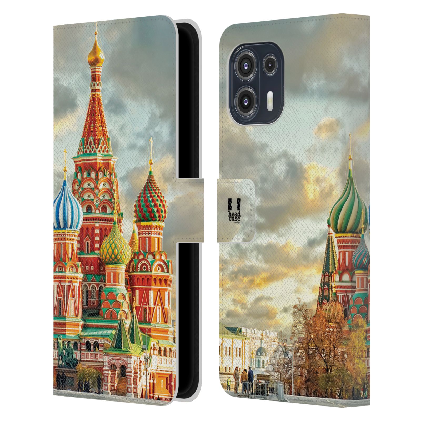 HEAD CASE Pouzdro pro mobil Motorola EDGE 20 LITE - Rusko, Moskva - Rudé náměstí Chrám