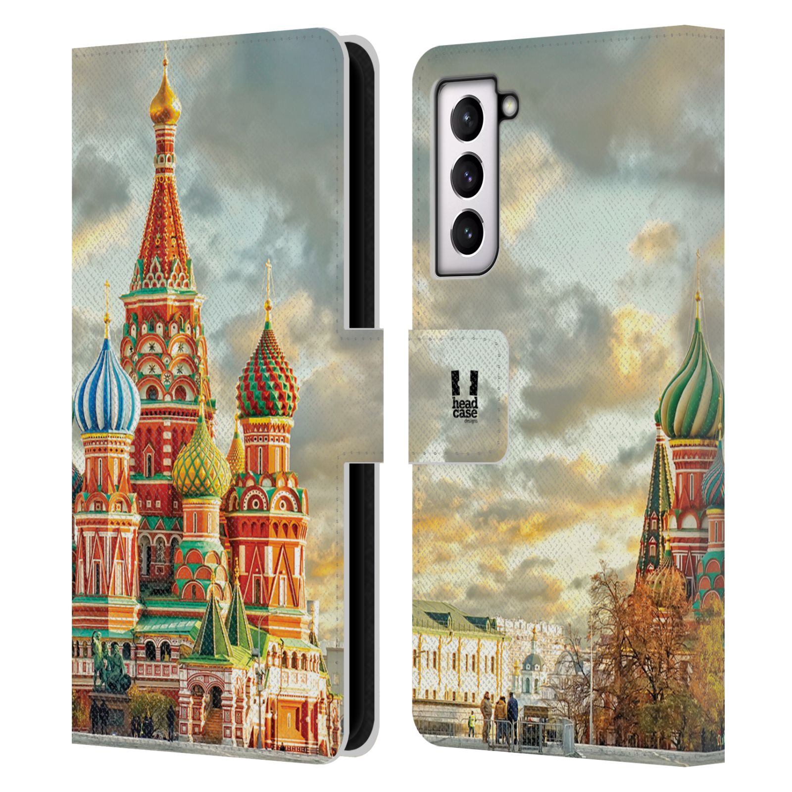 HEAD CASE Pouzdro pro mobil Samsung Galaxy S21 / S21 5G - Rusko, Moskva - Rudé náměstí Chrám