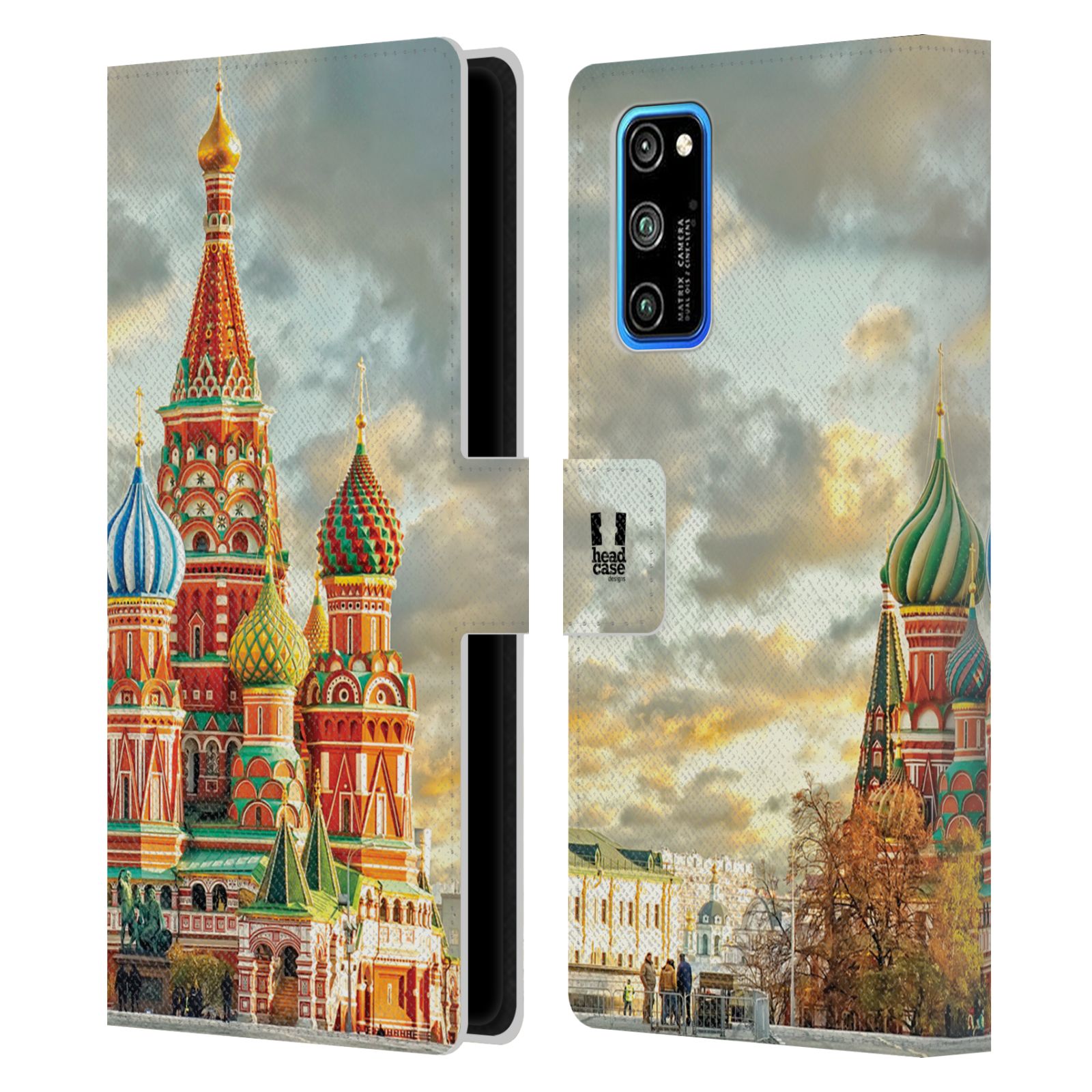 Pouzdro pro mobil Honor View 30 PRO - Rusko, Moskva - Rudé náměstí Chrám