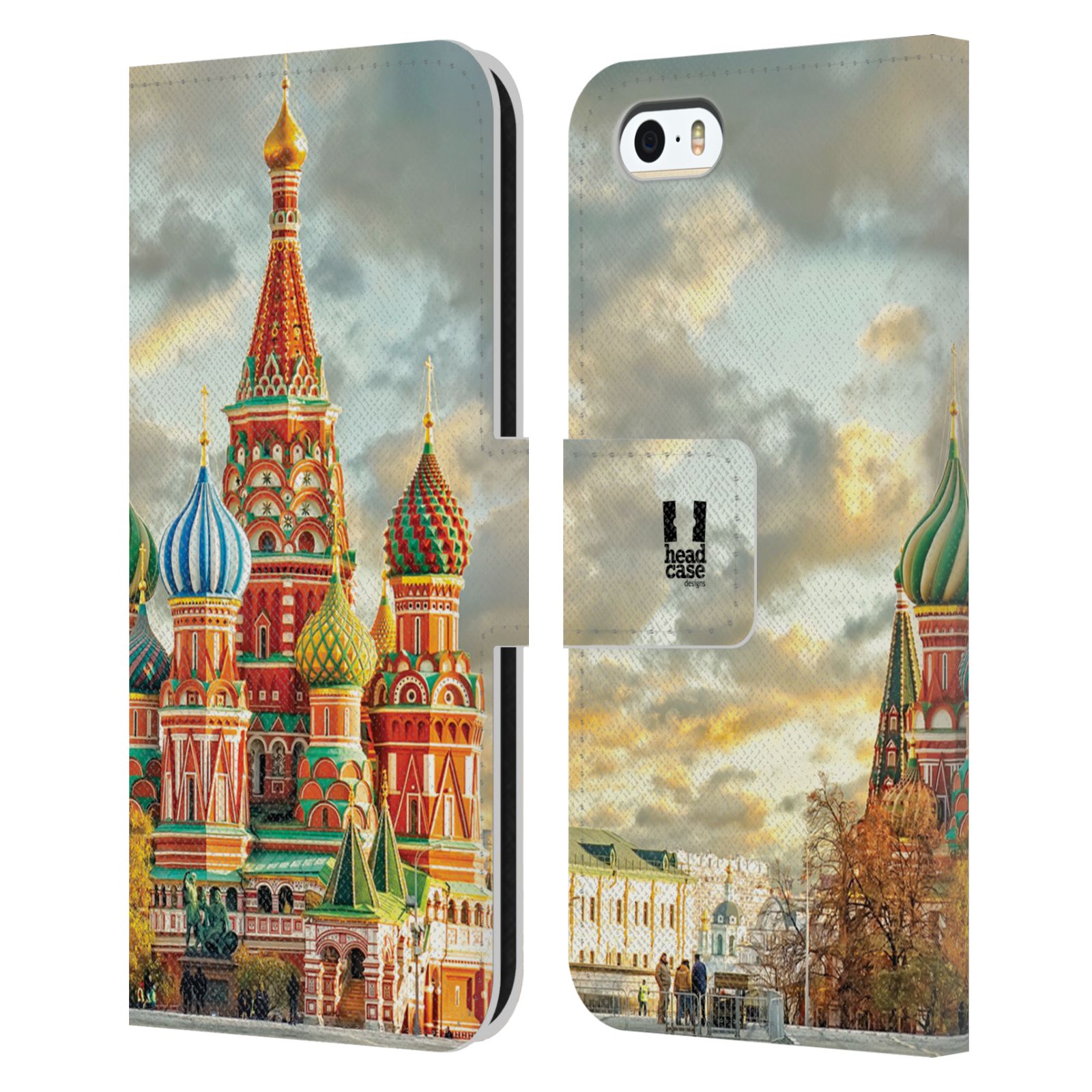 Pouzdro pro mobil Apple Iphone 5 / 5S / SE 2015 - Rusko, Moskva - Rudé náměstí Chrám