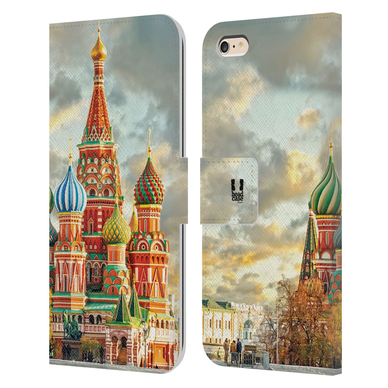 Pouzdro pro mobil Apple Iphone 6 PLUS / 6S PLUS - Rusko, Moskva - Rudé náměstí Chrám