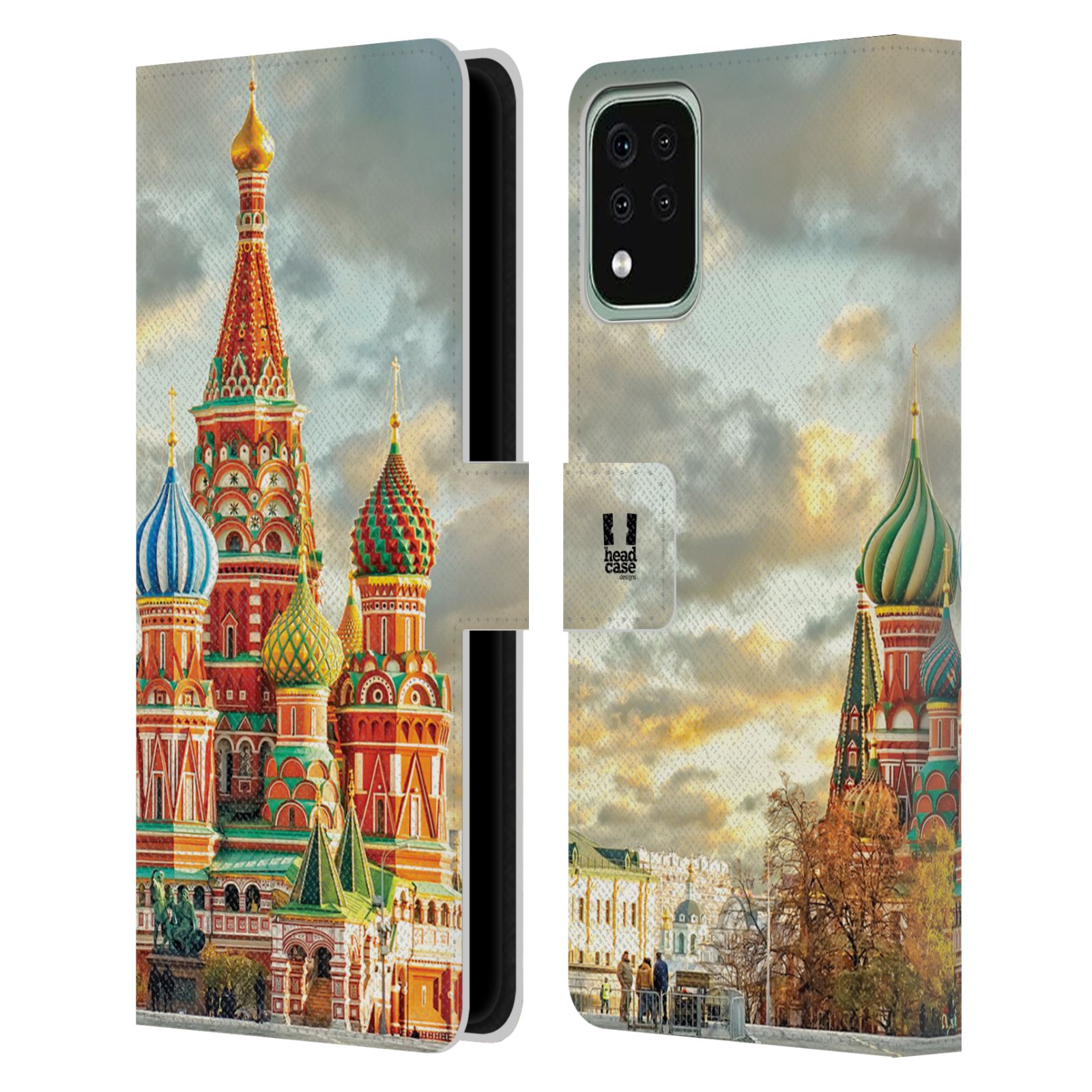 Pouzdro pro mobil LG K42 / K52 / K62 - HEAD CASE - Rusko, Moskva - Rudé náměstí Chrám