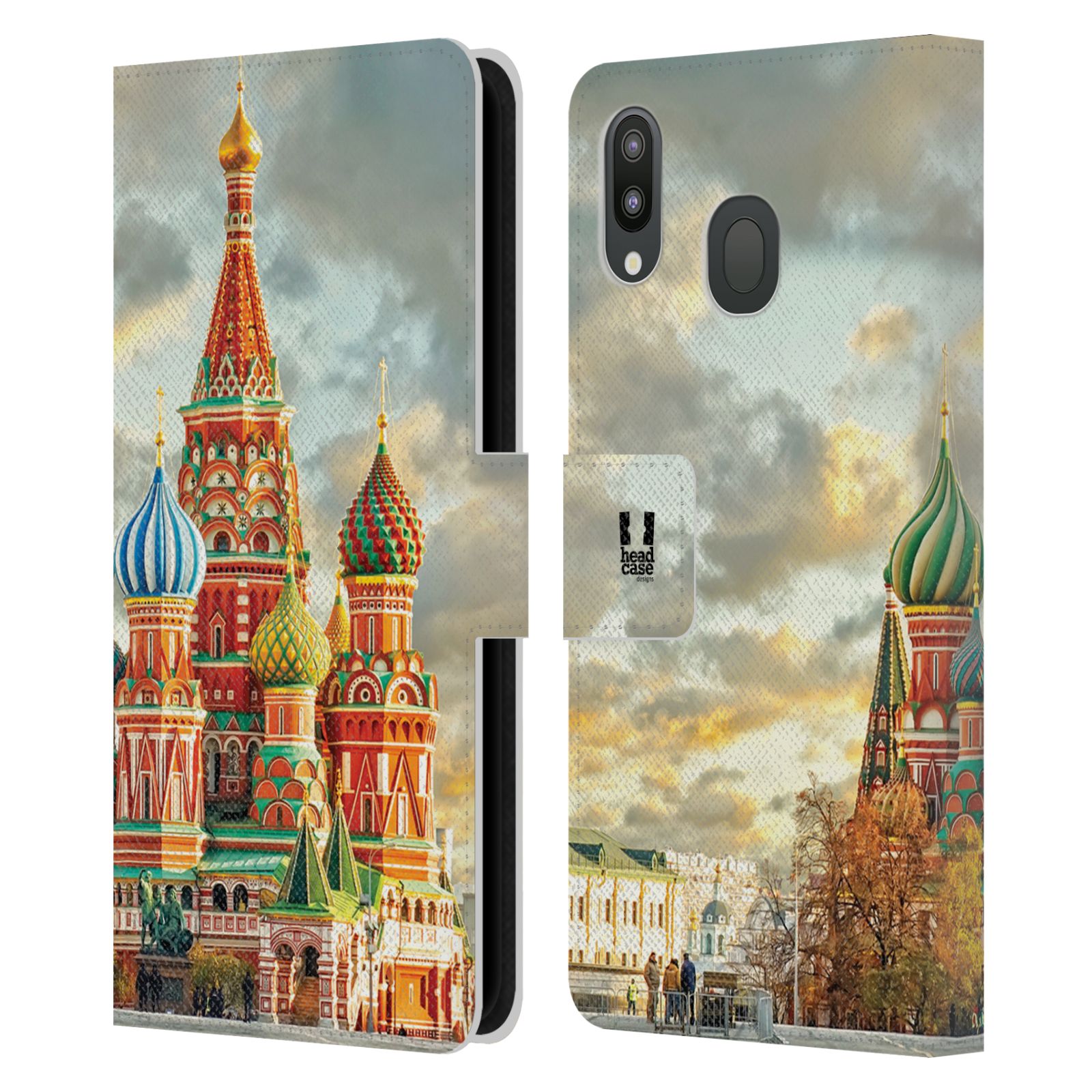 Pouzdro pro mobil Samsung Galaxy M20 - Rusko, Moskva - Rudé náměstí Chrám