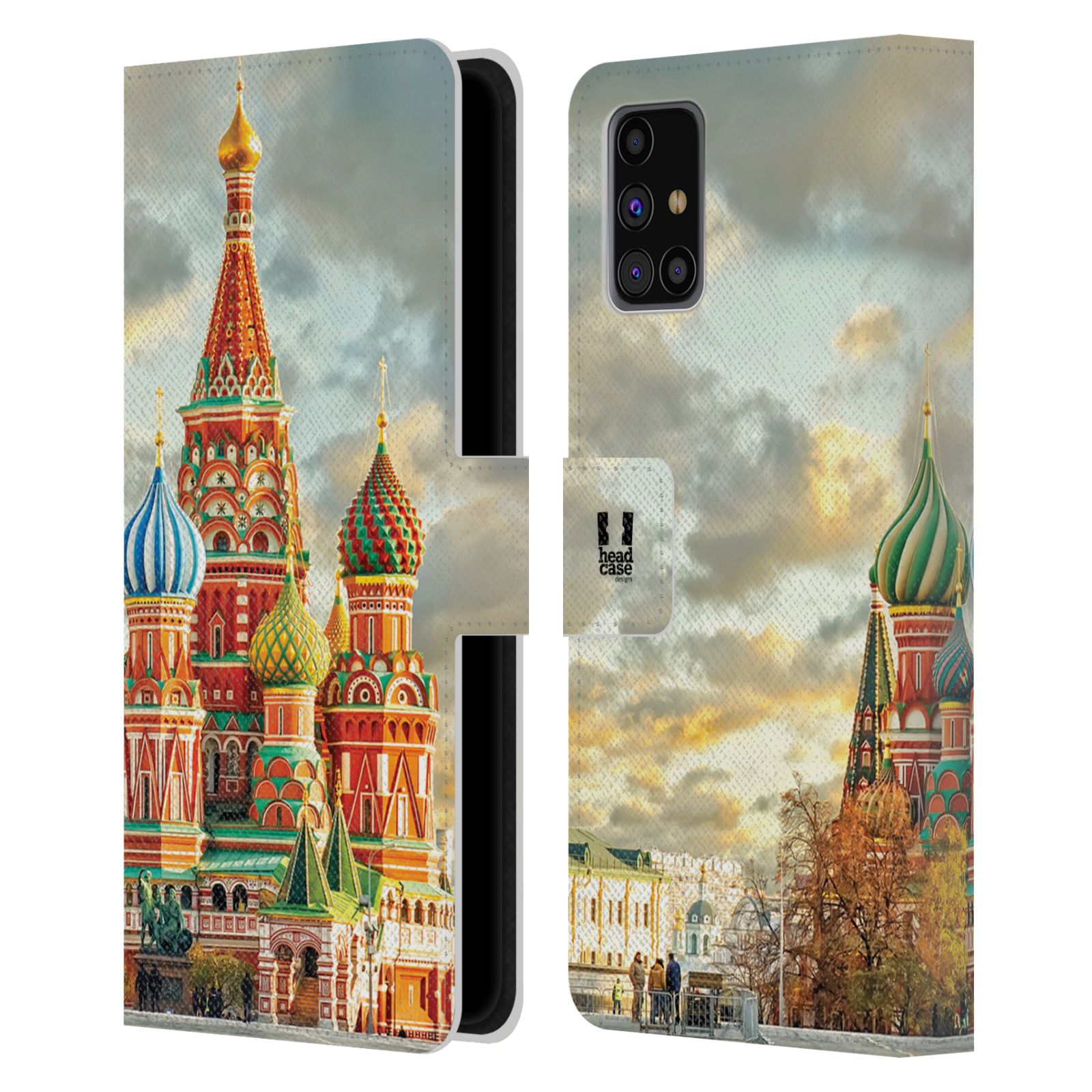Pouzdro pro mobil Samsung Galaxy M31s - HEAD CASE - Rusko, Moskva - Rudé náměstí Chrám