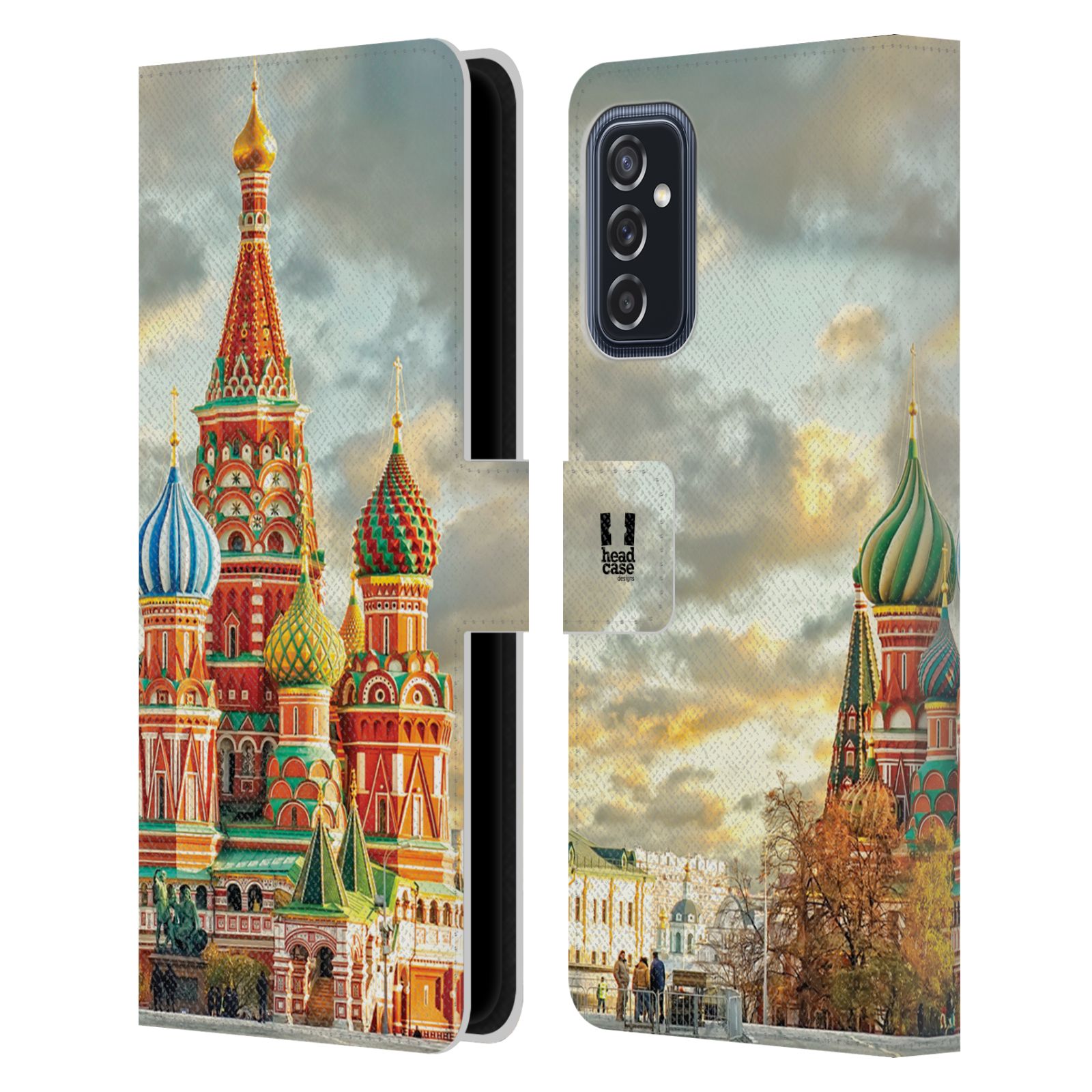 HEAD CASE Pouzdro pro mobil Samsung Galaxy M52 5G - Rusko, Moskva - Rudé náměstí Chrám