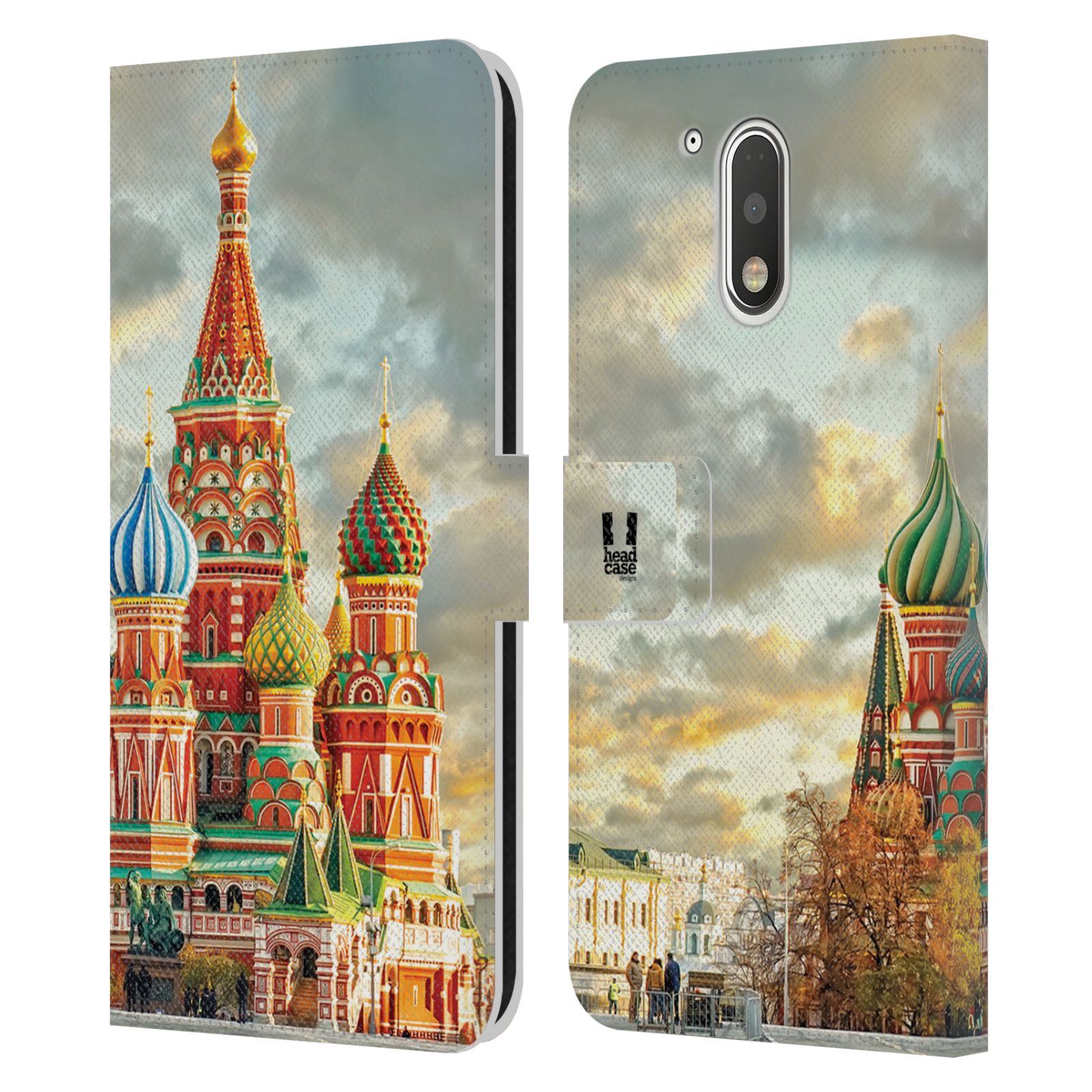 HEAD CASE Pouzdro pro mobil Motorola Moto G41 - Rusko, Moskva - Rudé náměstí Chrám