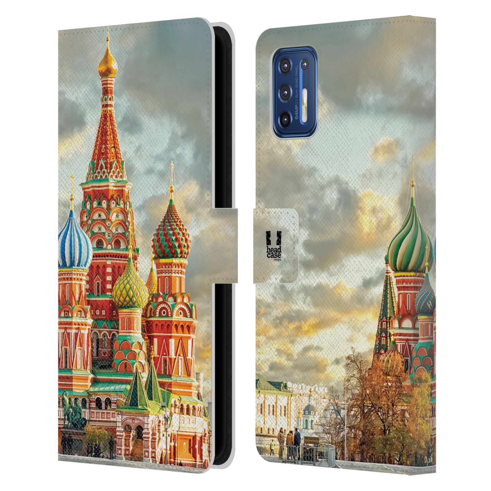 Pouzdro pro mobil Motorola Moto G9 PLUS - HEAD CASE - Rusko, Moskva - Rudé náměstí Chrám