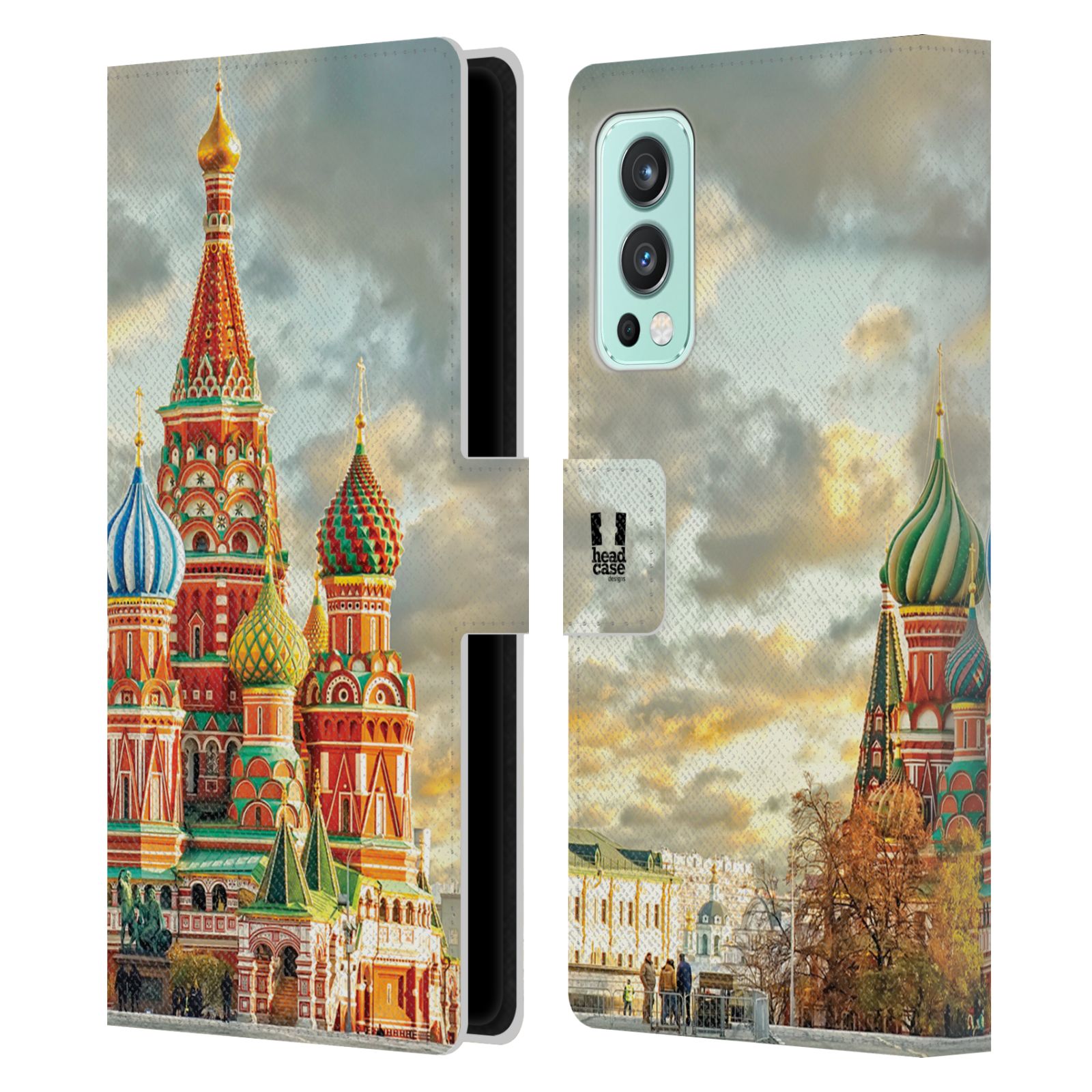 HEAD CASE Pouzdro pro mobil OnePlus Nord 2 5G - Rusko, Moskva - Rudé náměstí Chrám
