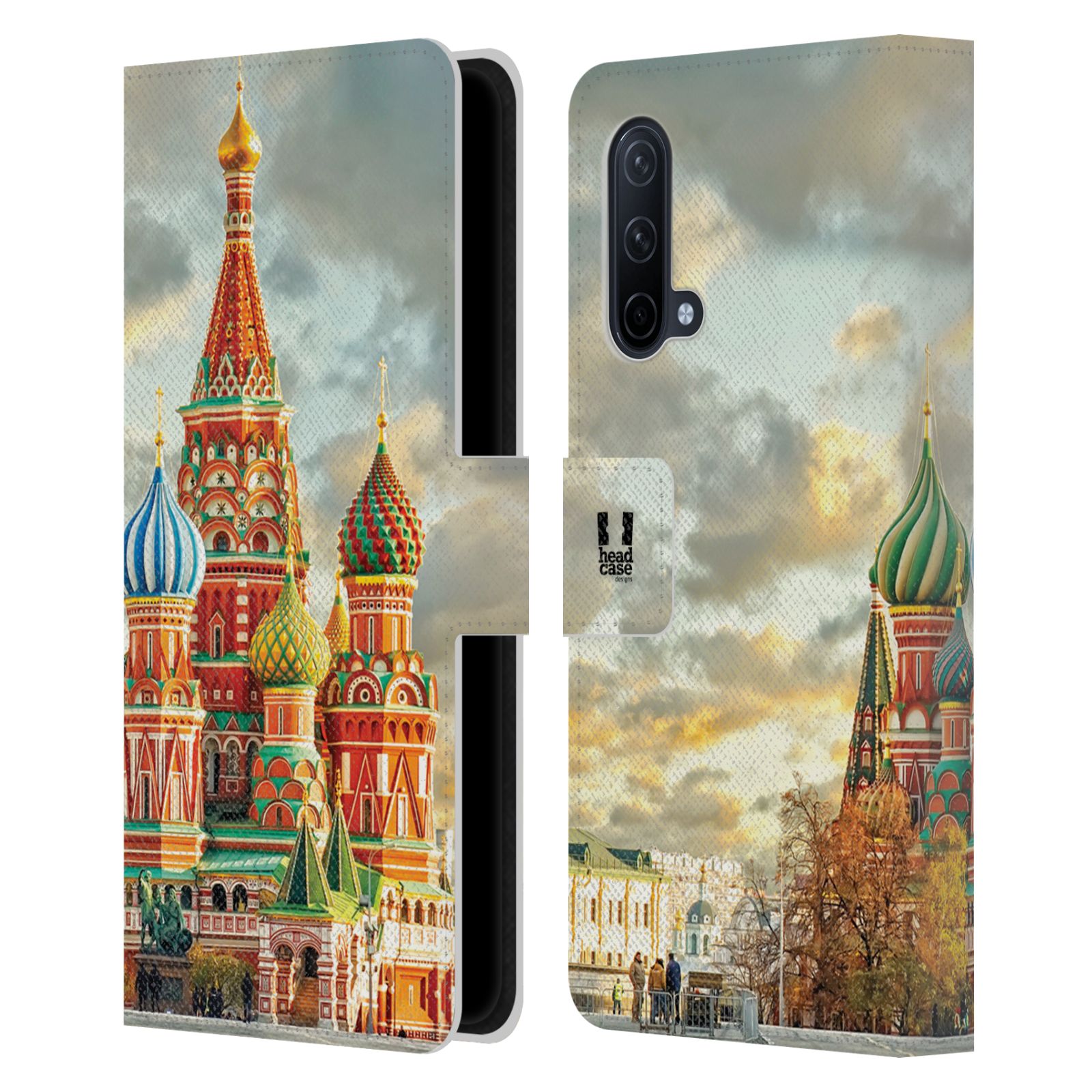 HEAD CASE Pouzdro pro mobil OnePlus Nord CE 5G - Rusko, Moskva - Rudé náměstí Chrám