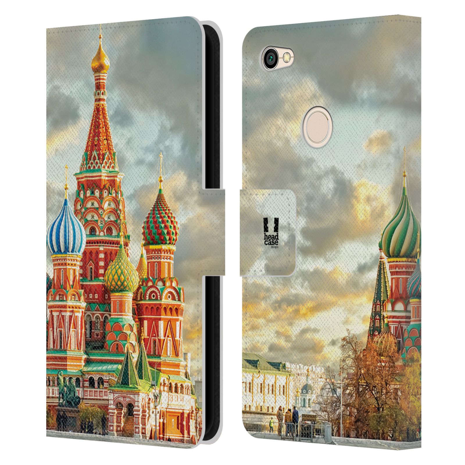 Pouzdro pro mobil Xiaomi Redmi Note 5A - HEAD CASE - Rusko, Moskva - Rudé náměstí Chrám