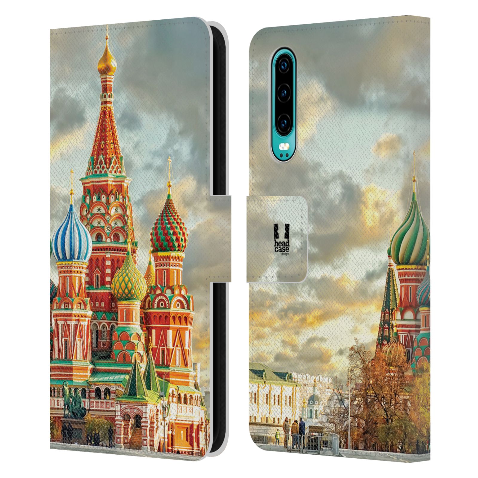 Pouzdro pro mobil Huawei P30 - Rusko, Moskva - Rudé náměstí Chrám