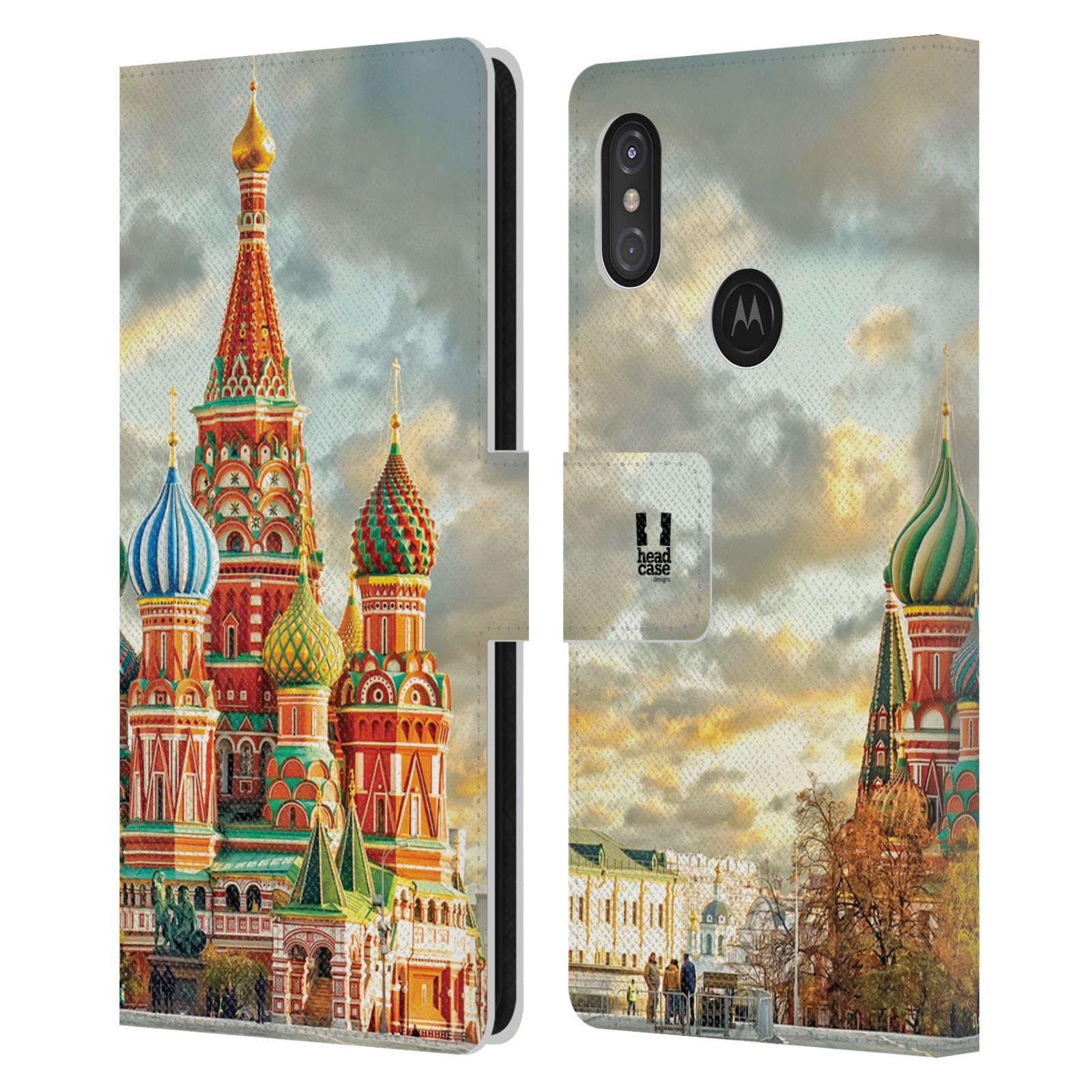 Pouzdro pro mobil Motorola ONE POWER  - Rusko, Moskva - Rudé náměstí Chrám