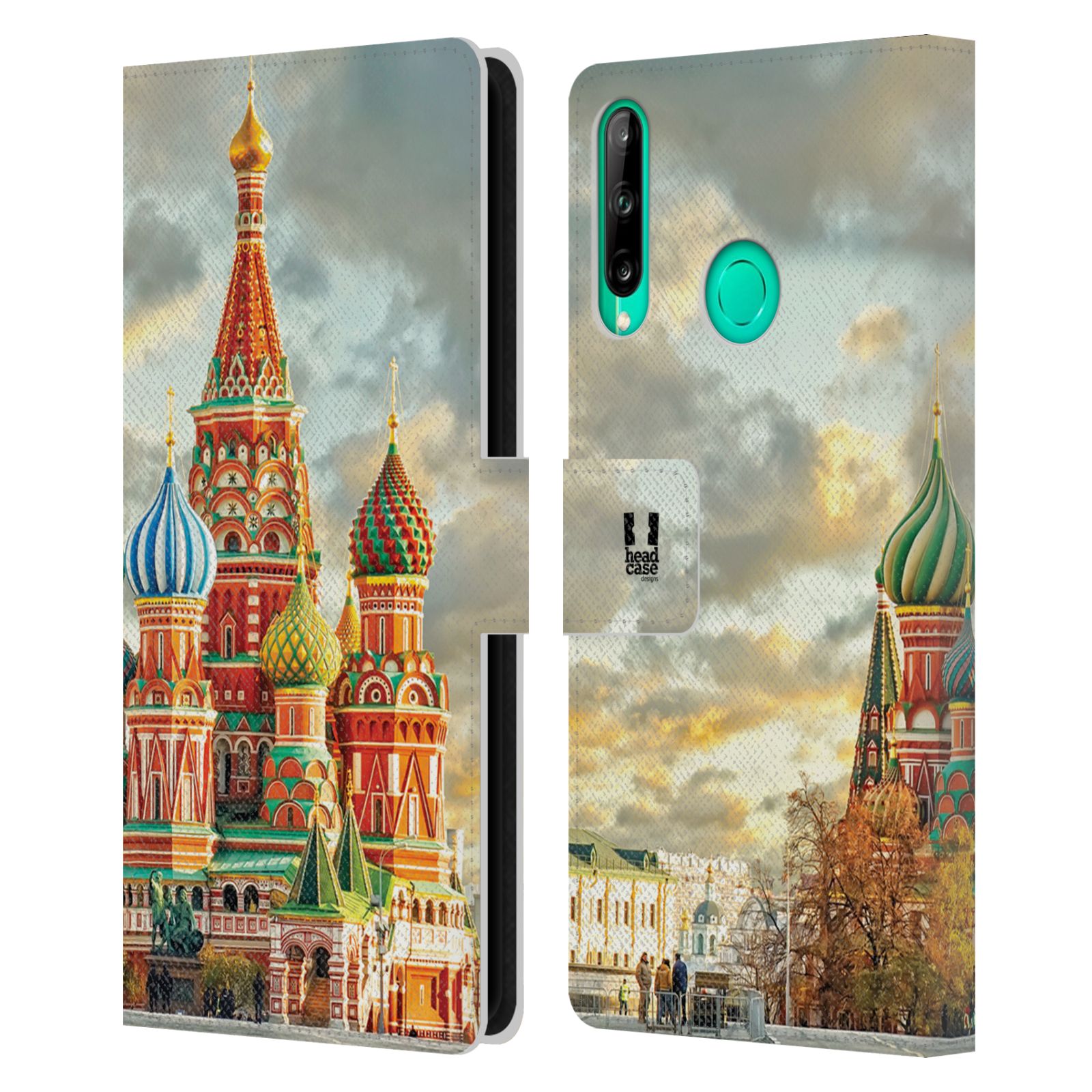Pouzdro pro mobil Huawei P40 LITE E - Rusko, Moskva - Rudé náměstí Chrám
