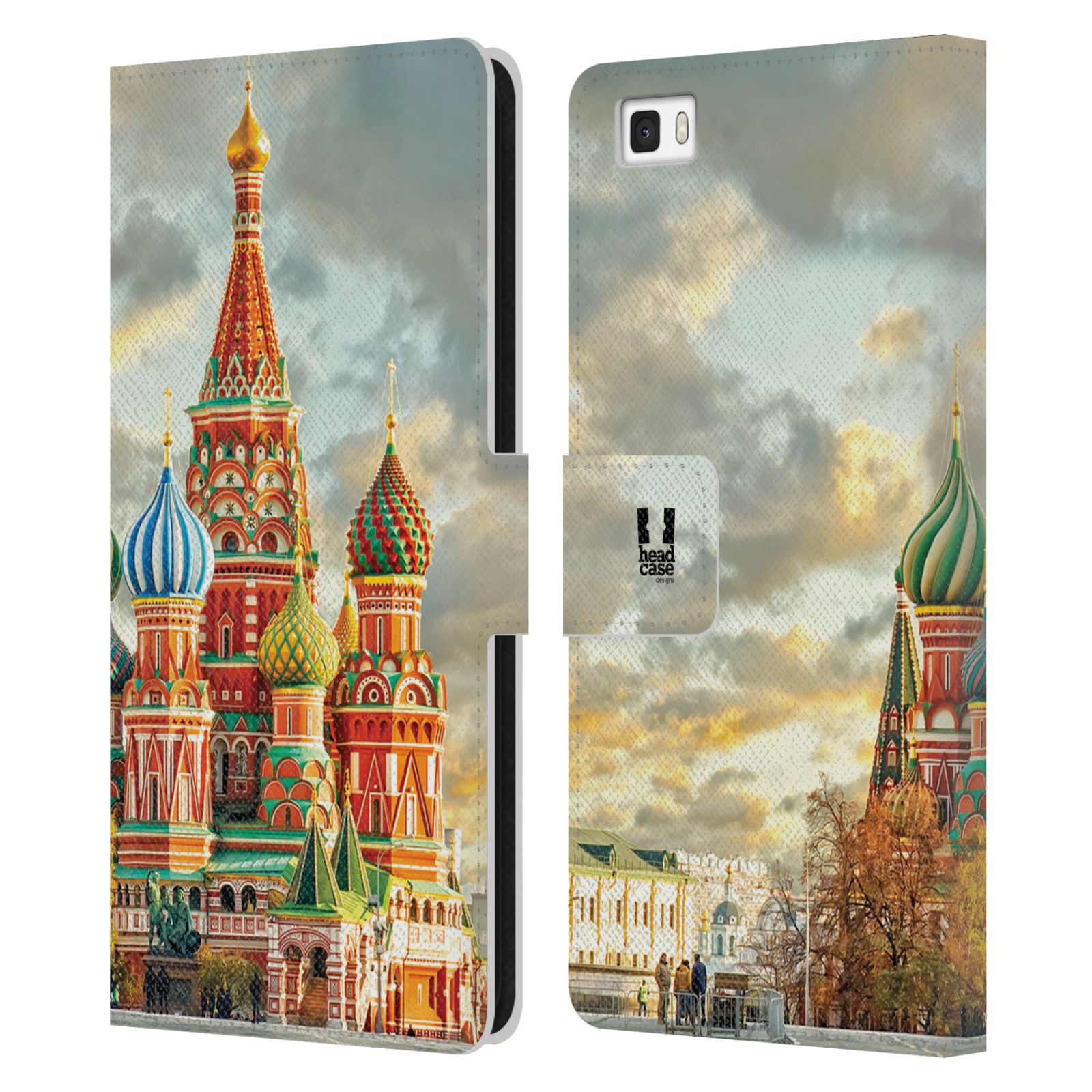 Pouzdro pro mobil Huawei P8 LITE - Rusko, Moskva - Rudé náměstí Chrám