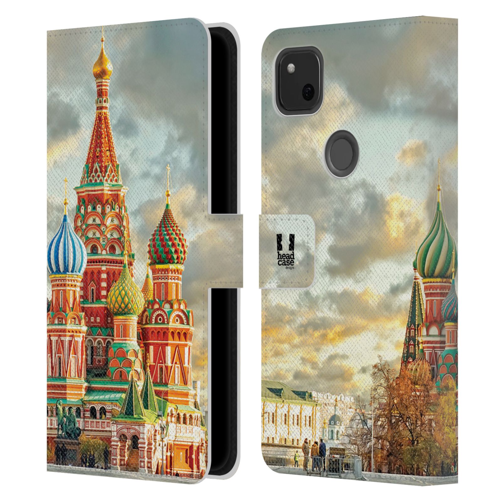 Pouzdro pro mobil Google Pixel 4A  - Rusko, Moskva - Rudé náměstí Chrám