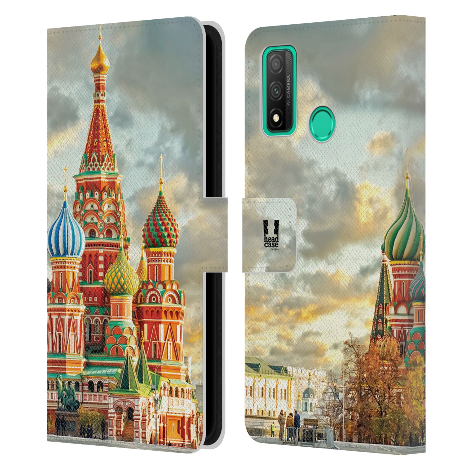 Pouzdro pro mobil Huawei P SMART 2020 - Rusko, Moskva - Rudé náměstí Chrám