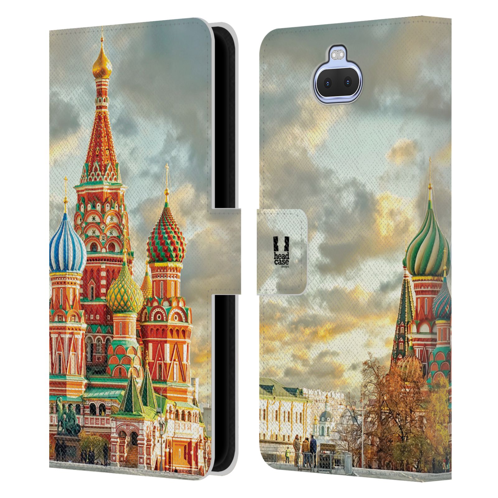 Pouzdro pro mobil Sony Xperia 10 / Xperia XA3  - Rusko, Moskva - Rudé náměstí Chrám