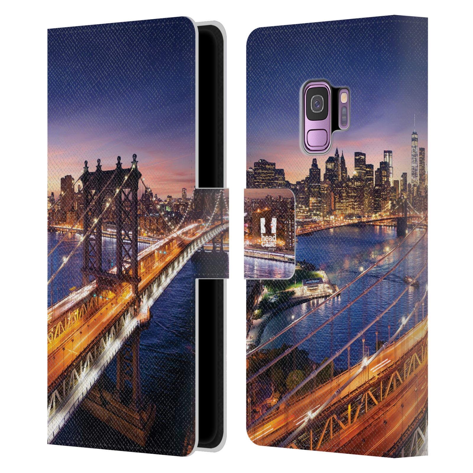 Pouzdro na mobil Samsung Galaxy S9 - Head Case - New York Brooklynský most