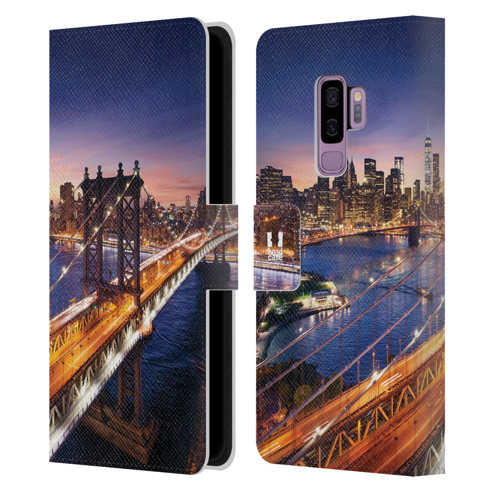 Pouzdro na mobil Samsung Galaxy S9 Plus - Head Case - New York Brooklynský most