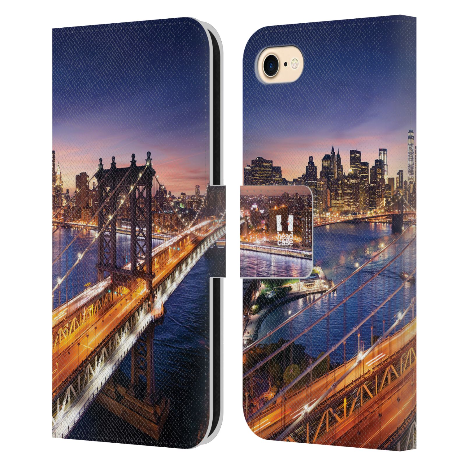 Pouzdro na mobil Apple Iphone 7 / 8 - Head Case - New York Brooklynský most