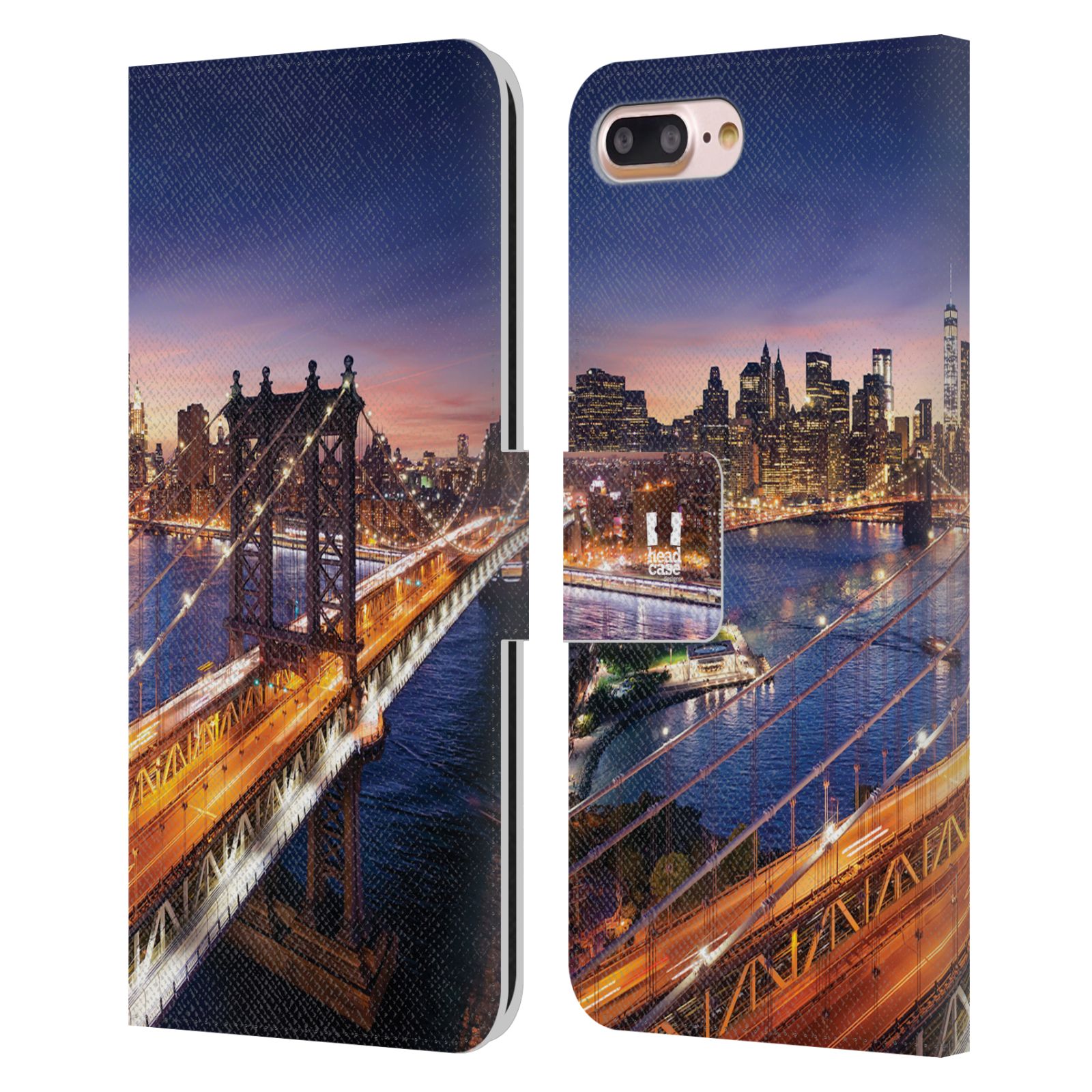 Pouzdro na mobil Apple Iphone 7 Plus / 8 Plus - Head Case - New York Brooklynský most