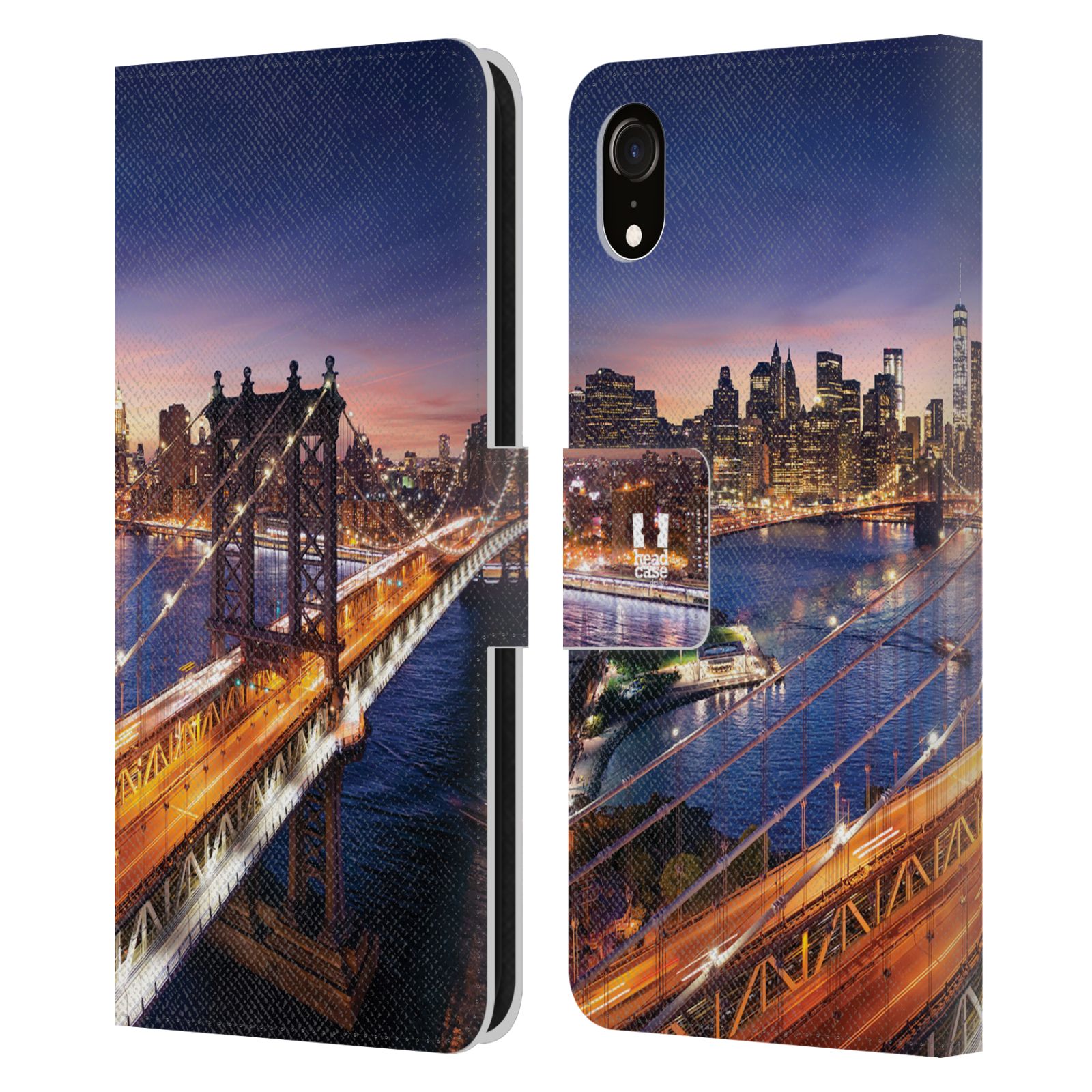 Pouzdro na mobil Apple Iphone XR - Head Case - New York Brooklynský most