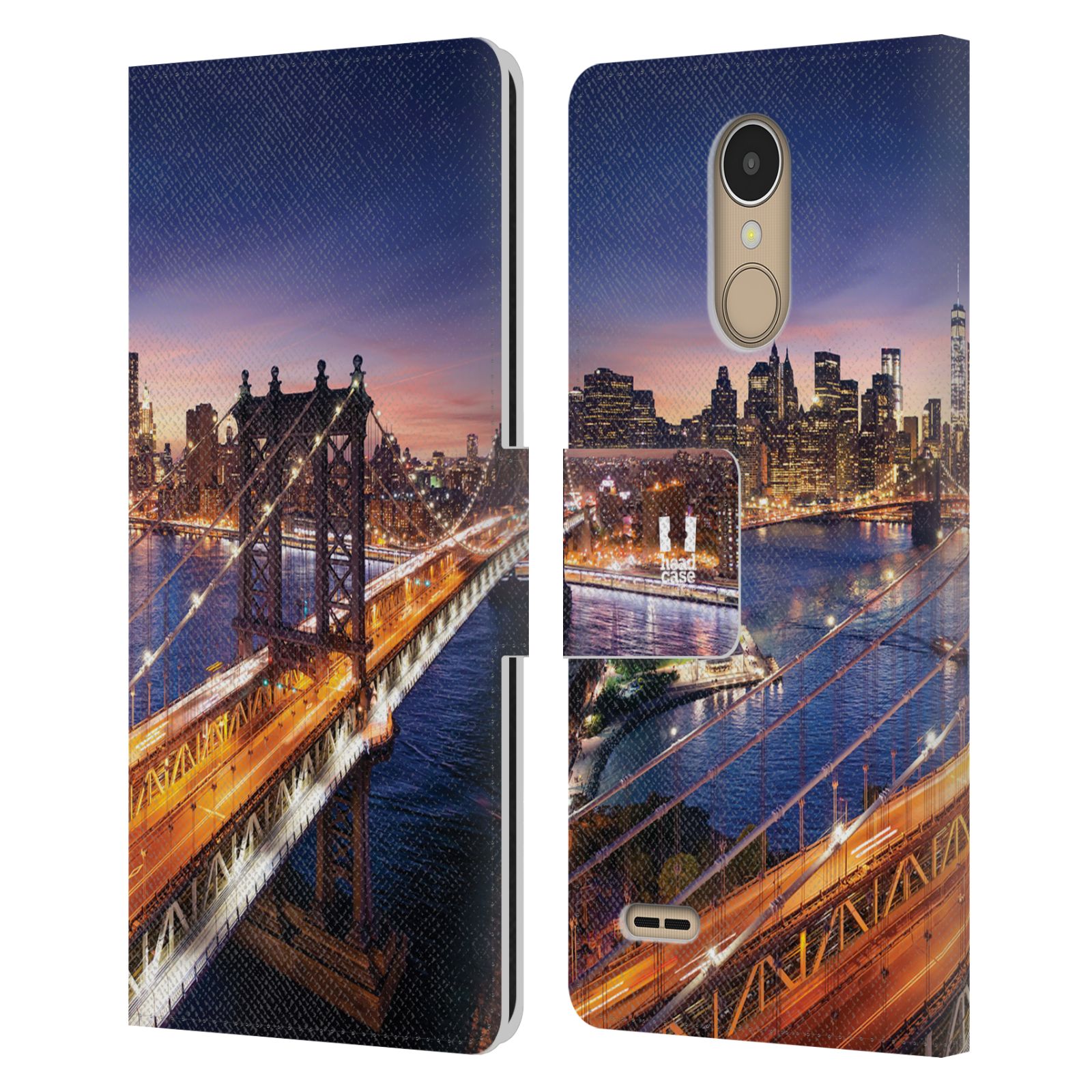 Pouzdro na mobil LG K10 (2017) - Head Case - New York Brooklynský most