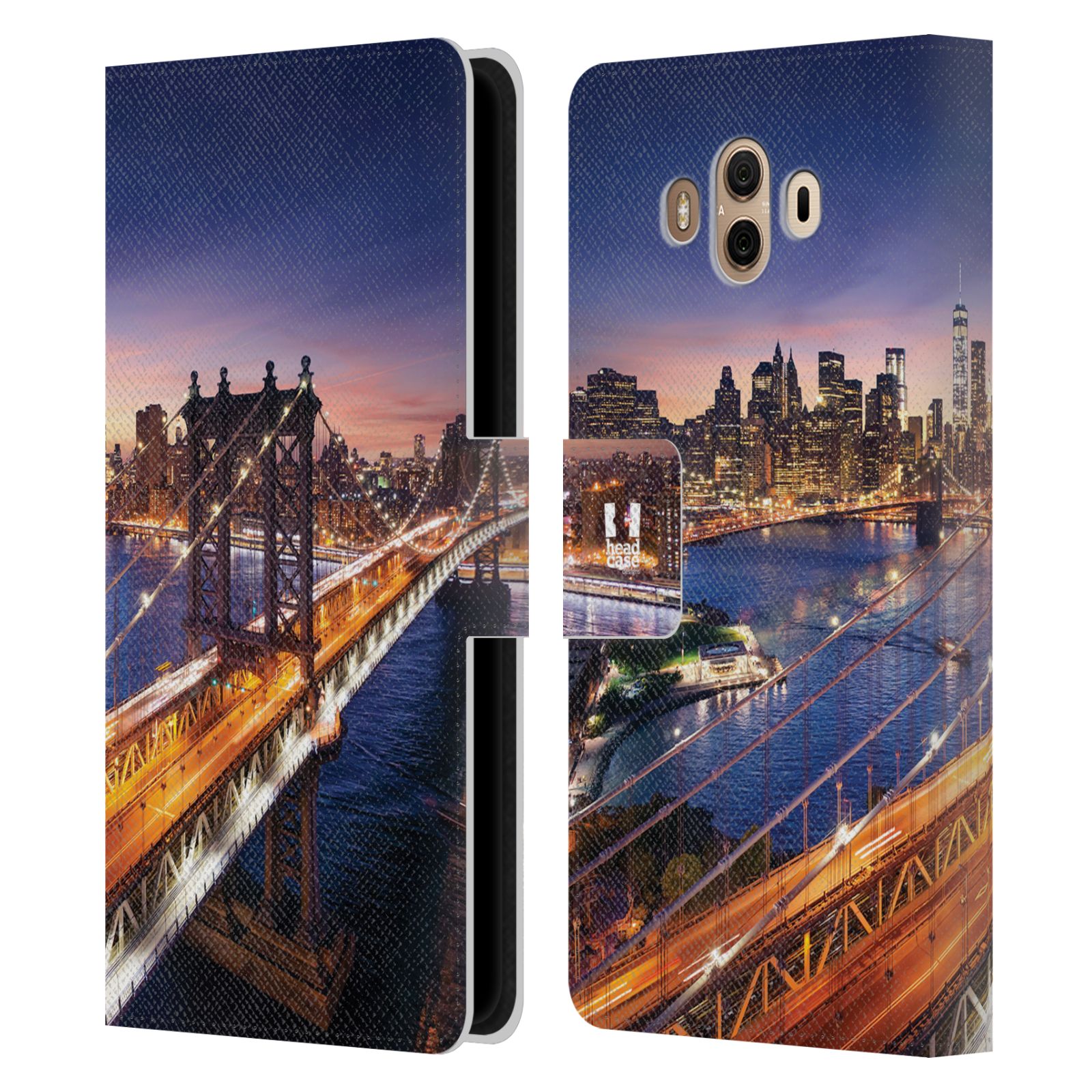 Pouzdro na mobil Huawei Mate 10 - Head Case - New York Brooklynský most