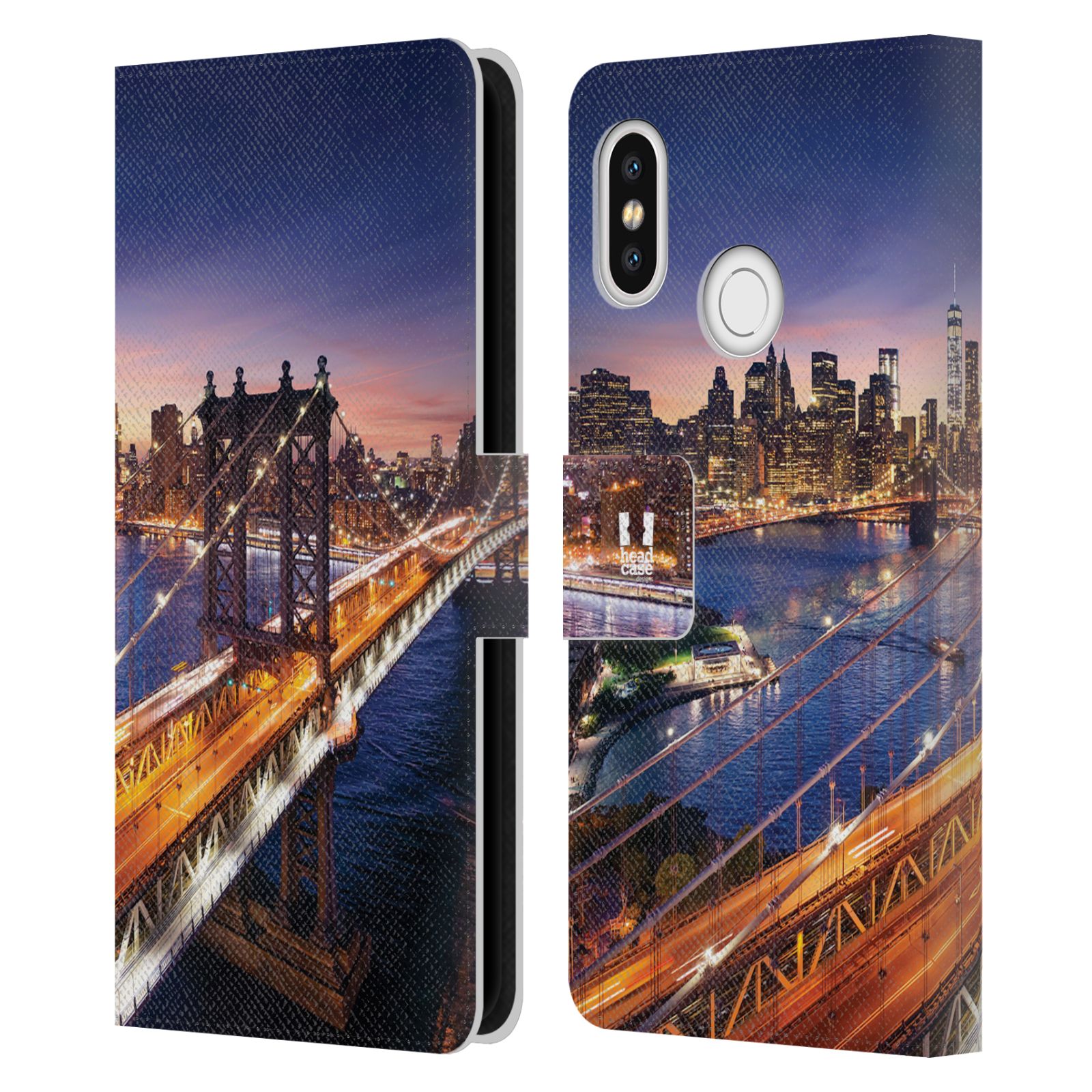 Pouzdro na mobil Xiaomi Mi 8 - Head Case - New York Brooklynský most