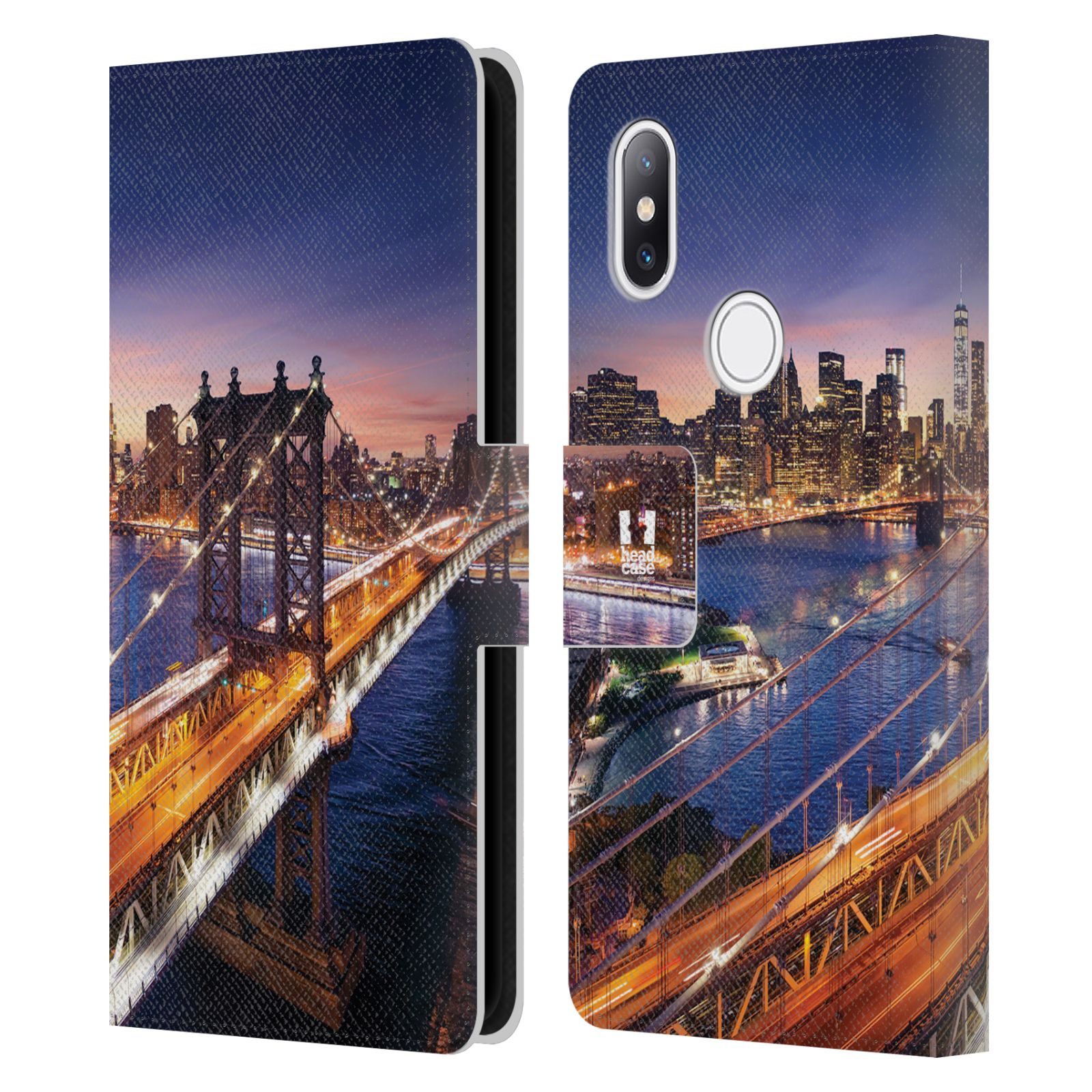 Pouzdro na mobil Xiaomi Mi Mix 2s - Head Case - New York Brooklynský most
