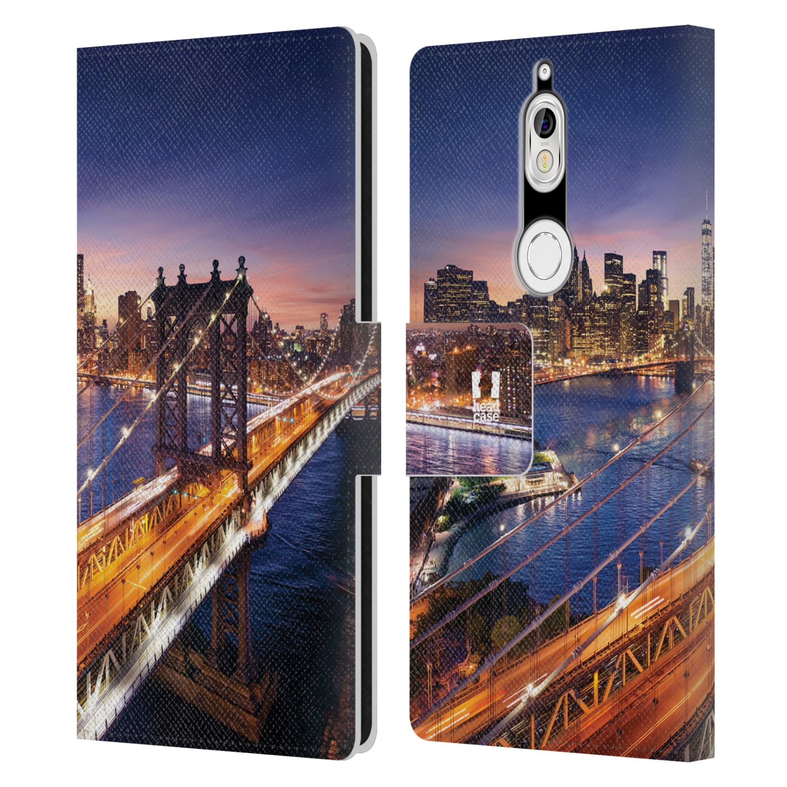 Pouzdro na mobil Nokia 7 - Head Case - New York Brooklynský most