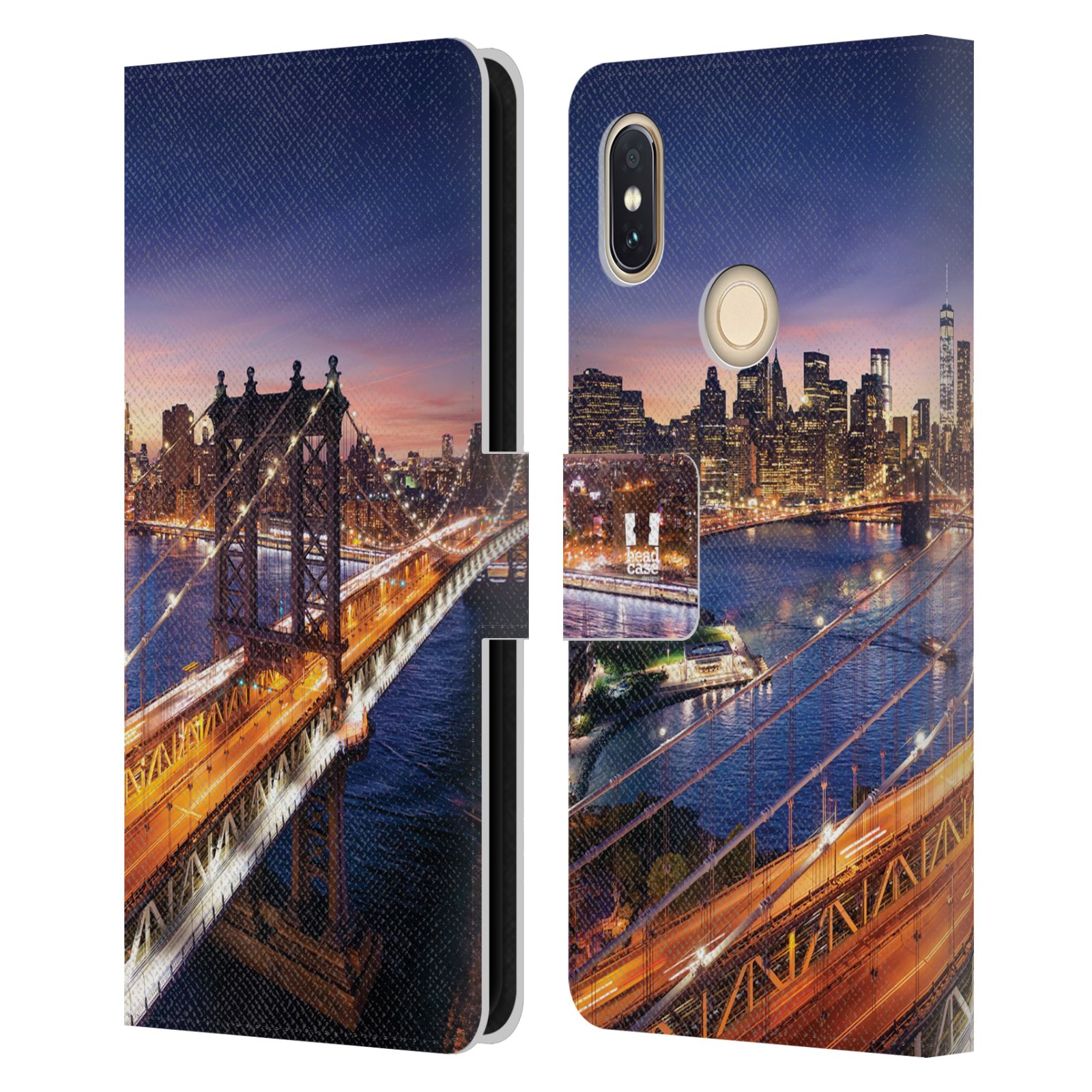 Pouzdro na mobil Xiaomi Redmi S2 - Head Case - New York Brooklynský most