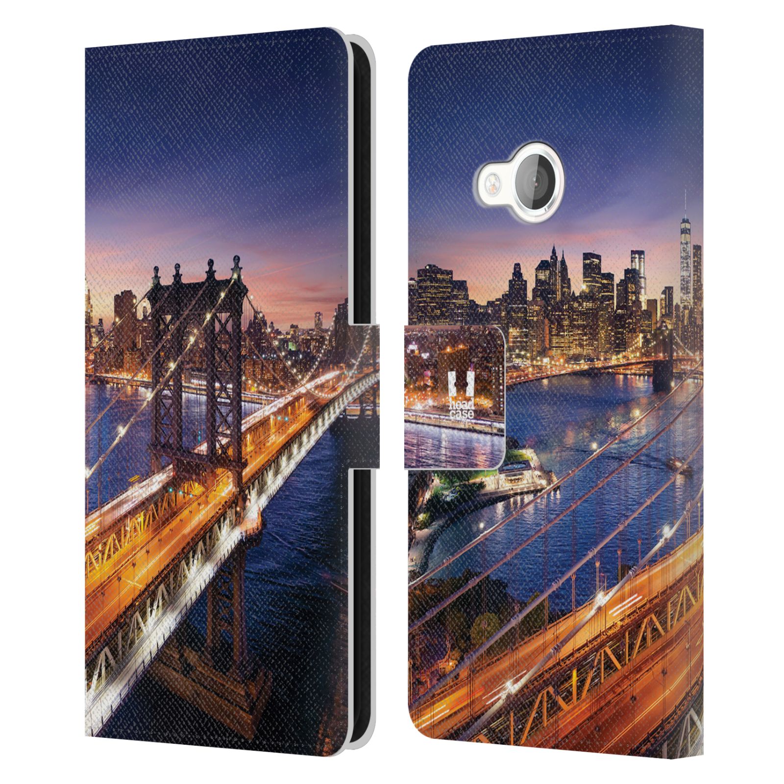 Pouzdro na mobil HTC U Play - Head Case - New York Brooklynský most