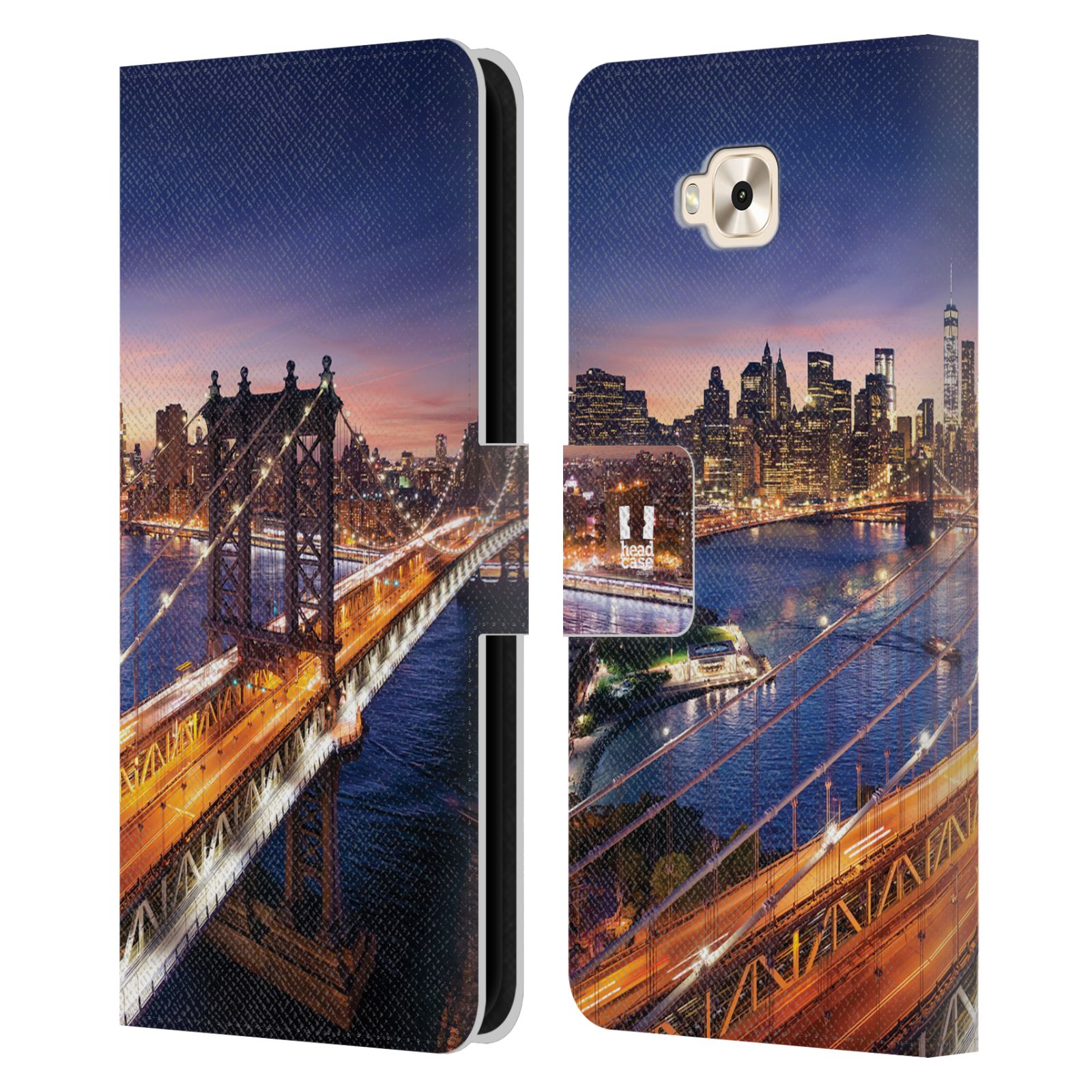Pouzdro na mobil Asus Zenfone 4 Selfie ZD553KL - Head Case - New York Brooklynský most