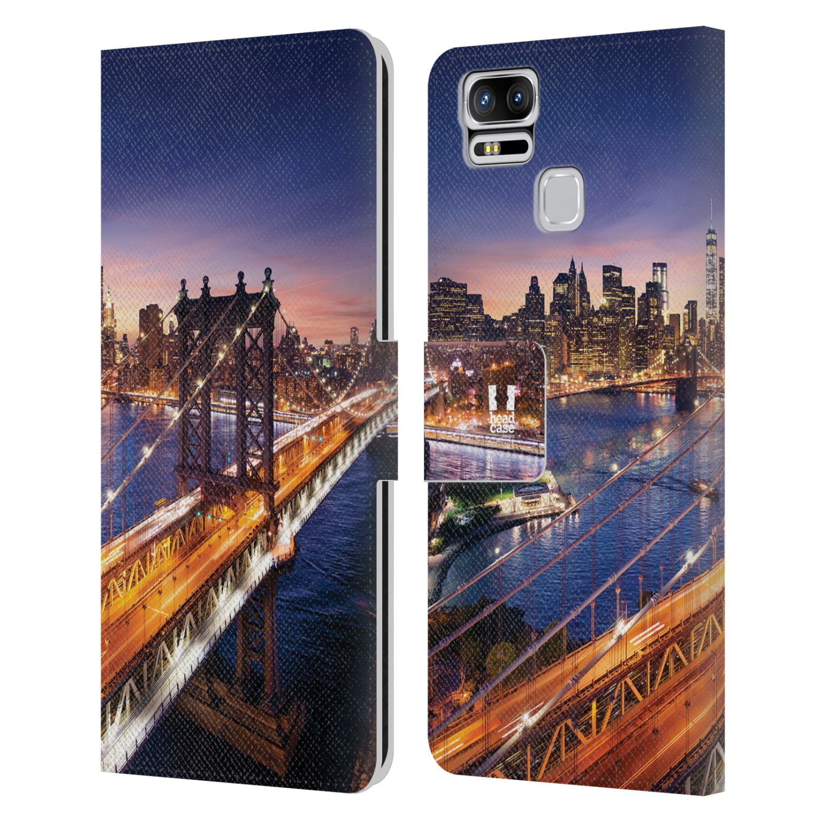 Pouzdro na mobil Asus Zenfone 3 Zoom ZE553KL - Head Case - New York Brooklynský most