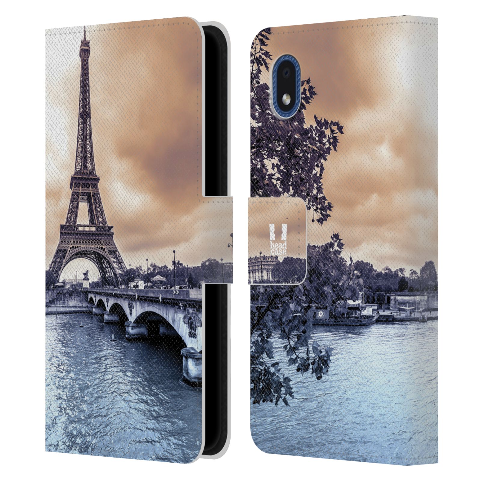 Pouzdro pro mobil Samsung Galaxy A01 CORE - HEAD CASE - Eiffelova věž Paříž - Francie