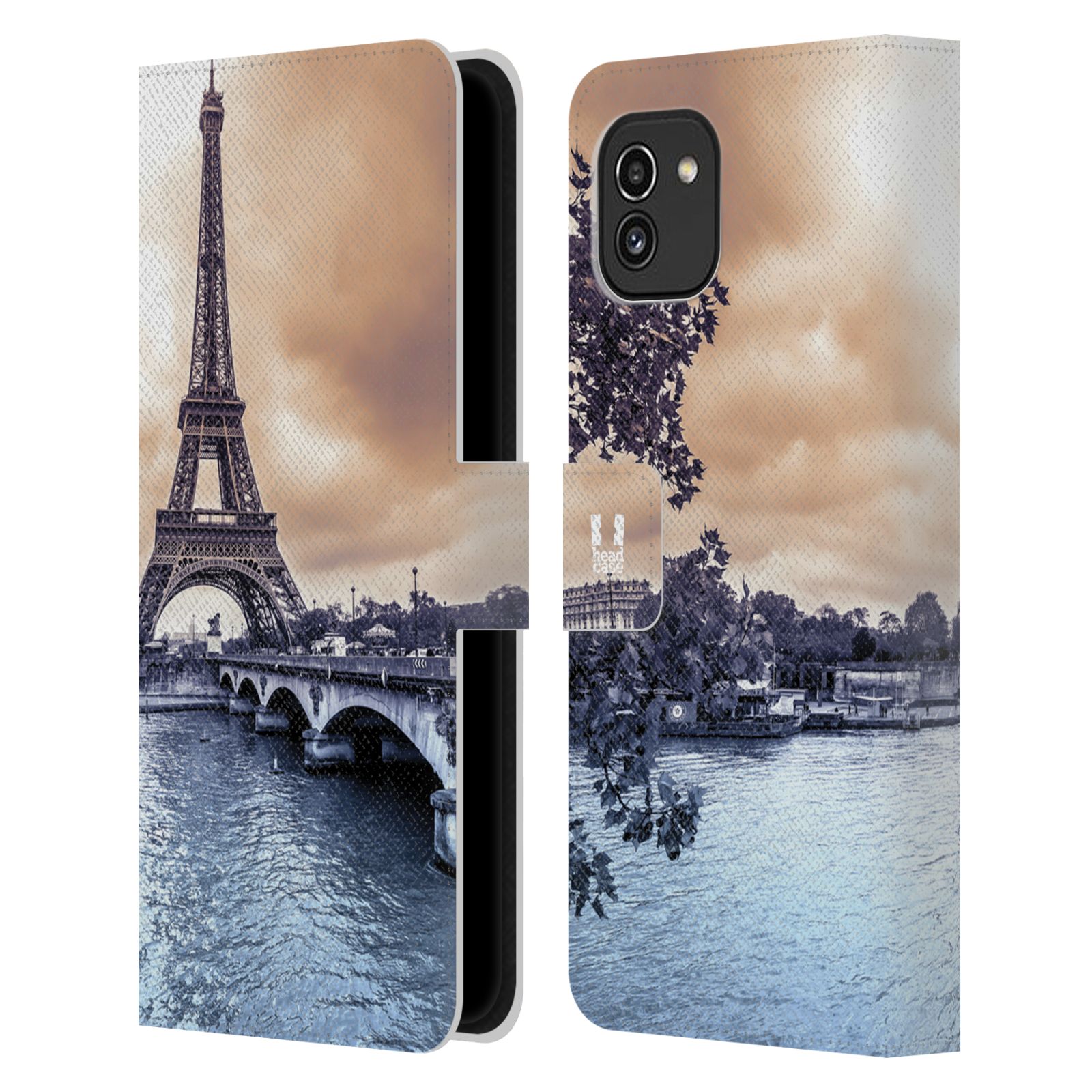 HEAD CASE Pouzdro pro mobil Samsung Galaxy A03 - Eiffelova věž Paříž - Francie