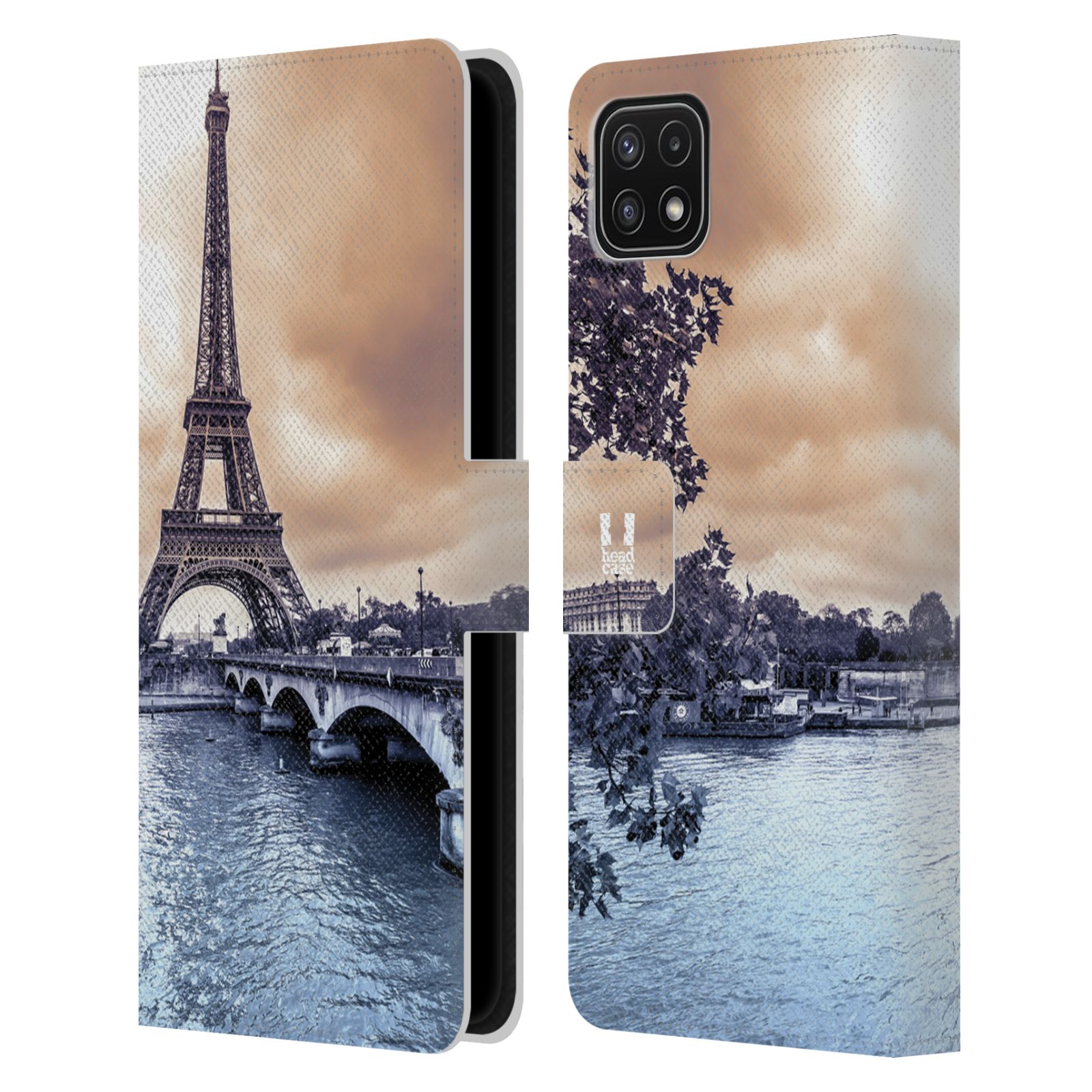 HEAD CASE Pouzdro pro mobil Samsung Galaxy A22 5G - Eiffelova věž Paříž - Francie