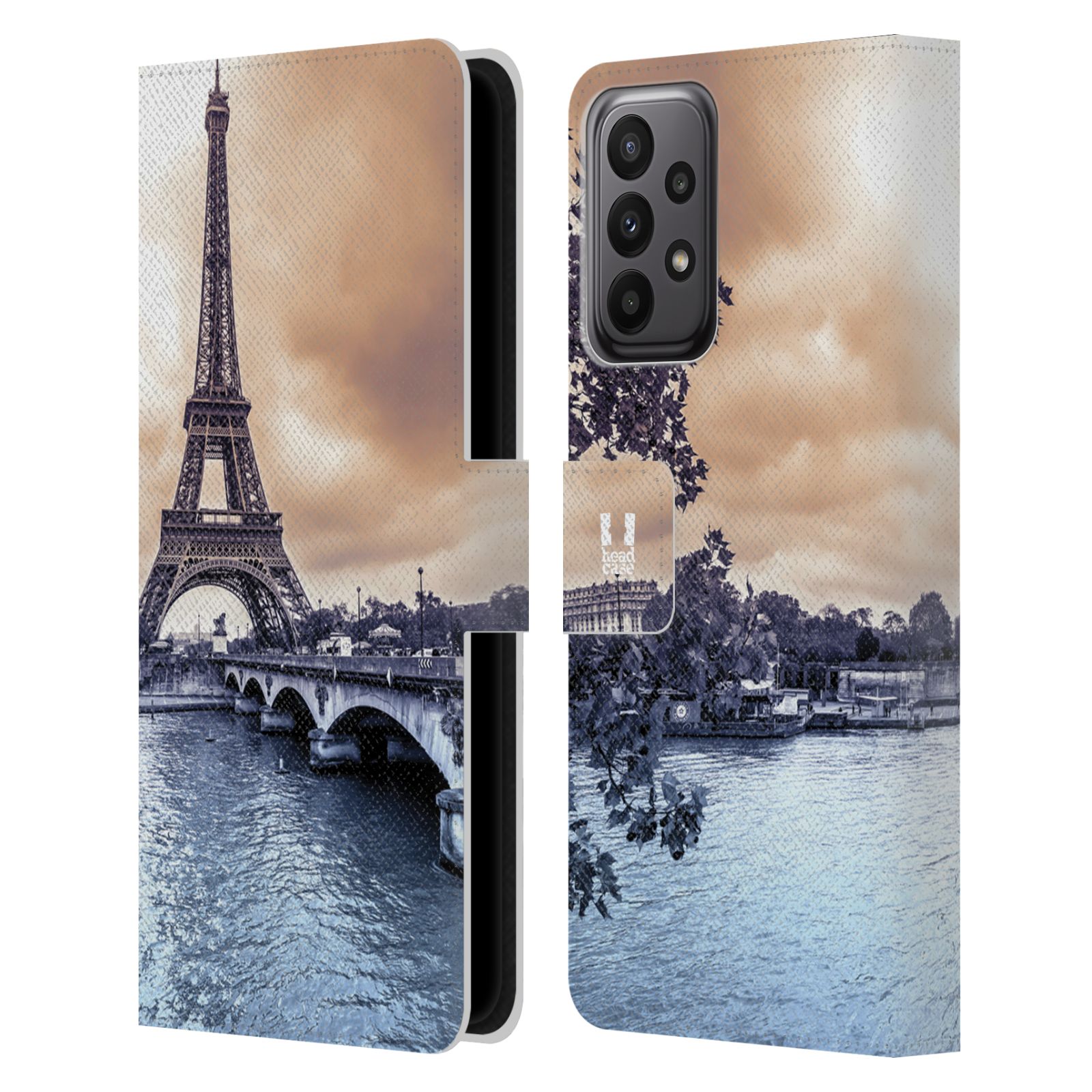 HEAD CASE Pouzdro pro mobil Samsung Galaxy A23 - Eiffelova věž Paříž - Francie