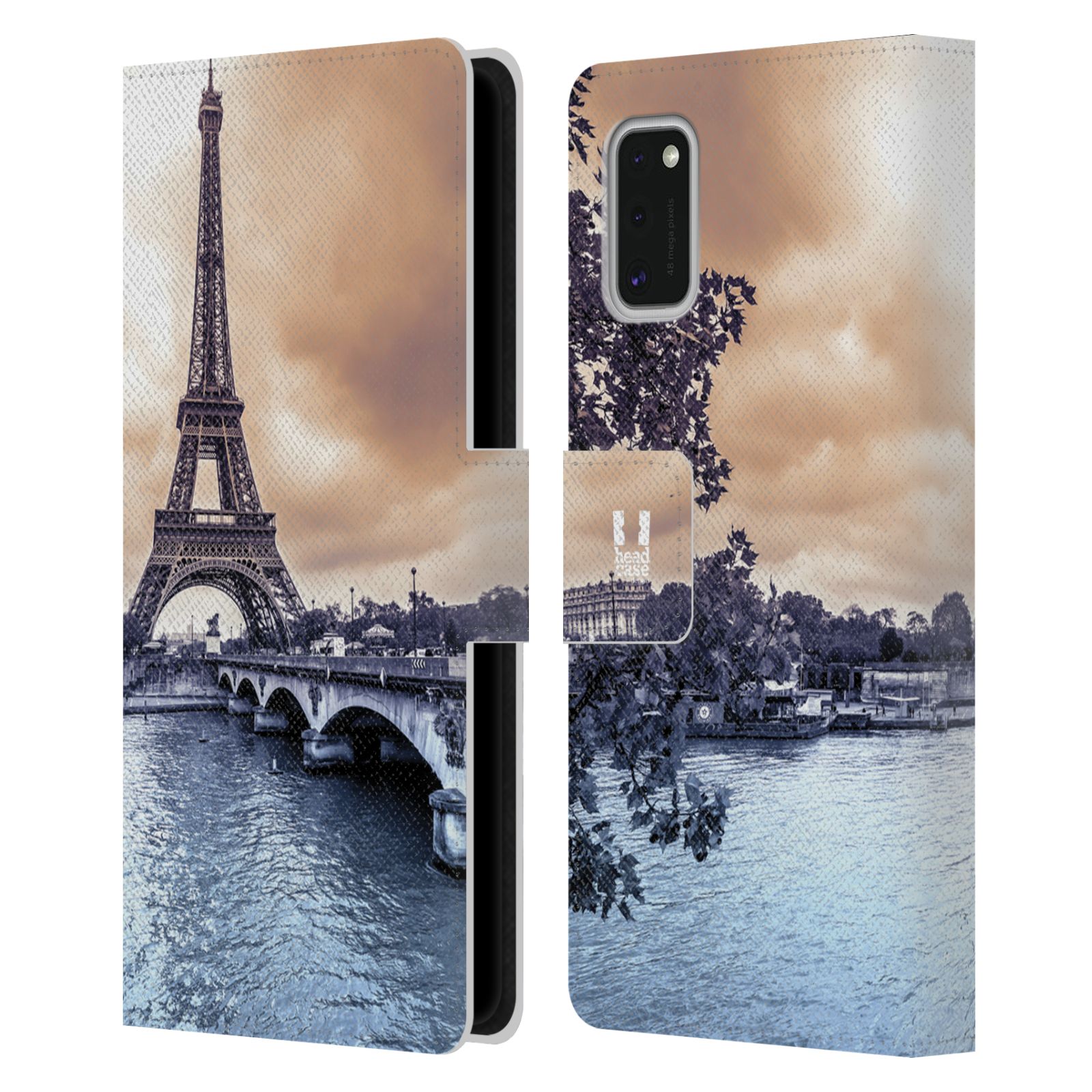 Pouzdro pro mobil Samsung Galaxy A41 - Eiffelova věž Paříž - Francie